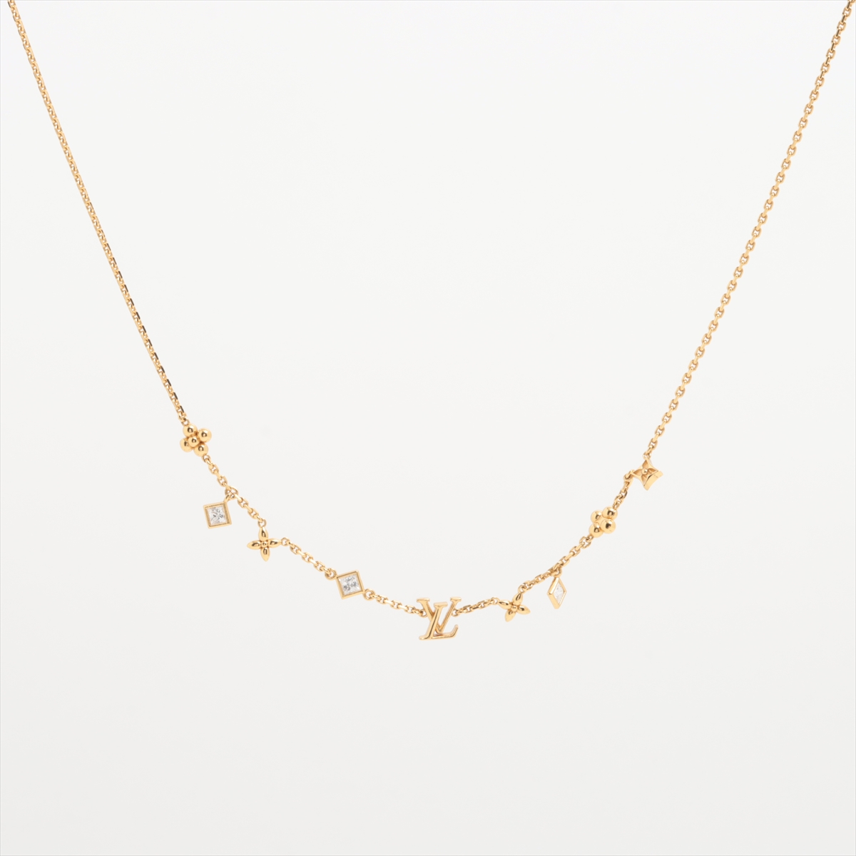 【極美品】 ルイヴィトン LV インザスカイ ネックレス ゴールド M01322 LOUIS VUITTON 並行輸入 ルイヴィトン ネックレス Louis Vuitton LV