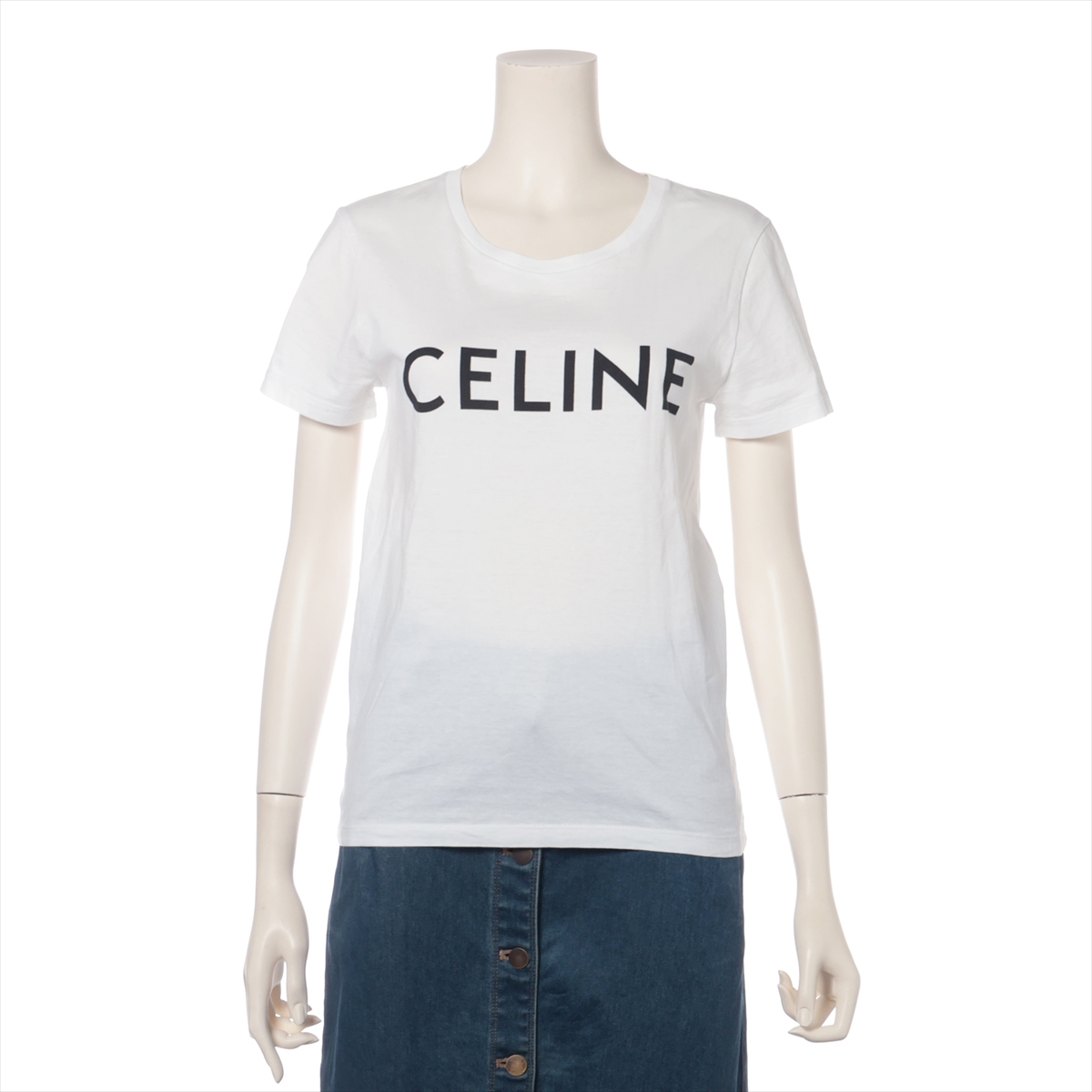 ★関税込み★ CELINE T-shirt 関税込 セリーヌ コットンTシャツ celine t-shirt in cotton