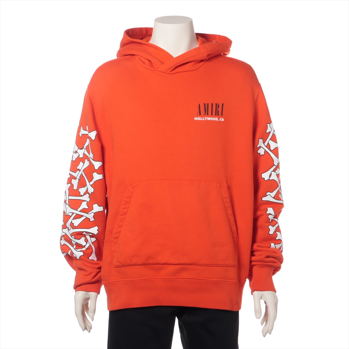 AMIRI MA ロゴ コットン パーカー スウェット レッド レッド（赤）系 AMIRI(アミリ) パーカー・フーディ(メンズ