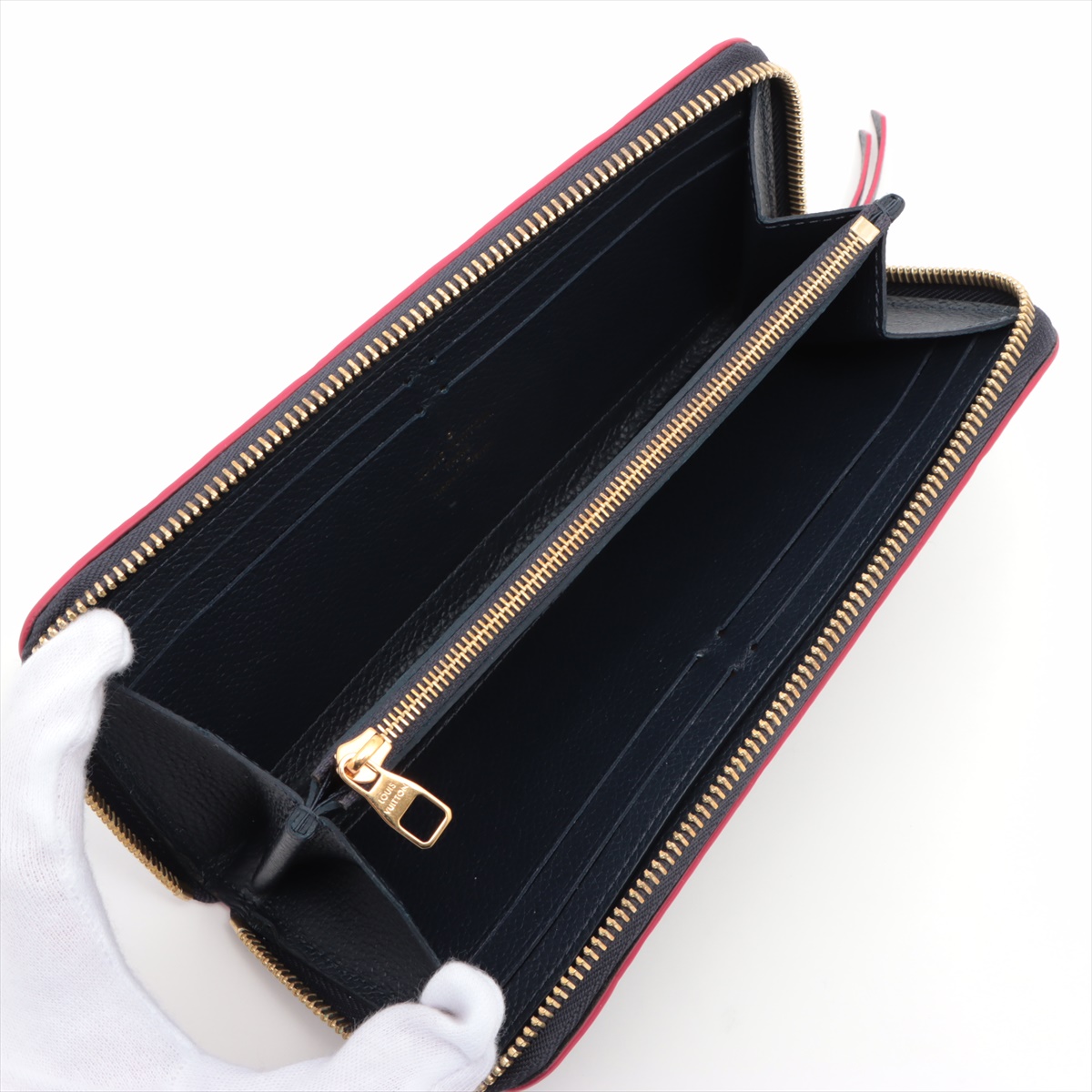 【YUUCARI. 】LOUIS VUITTON M69415 Louis Vuitton Empreinte Portofeuille Clemence M69415 Marine