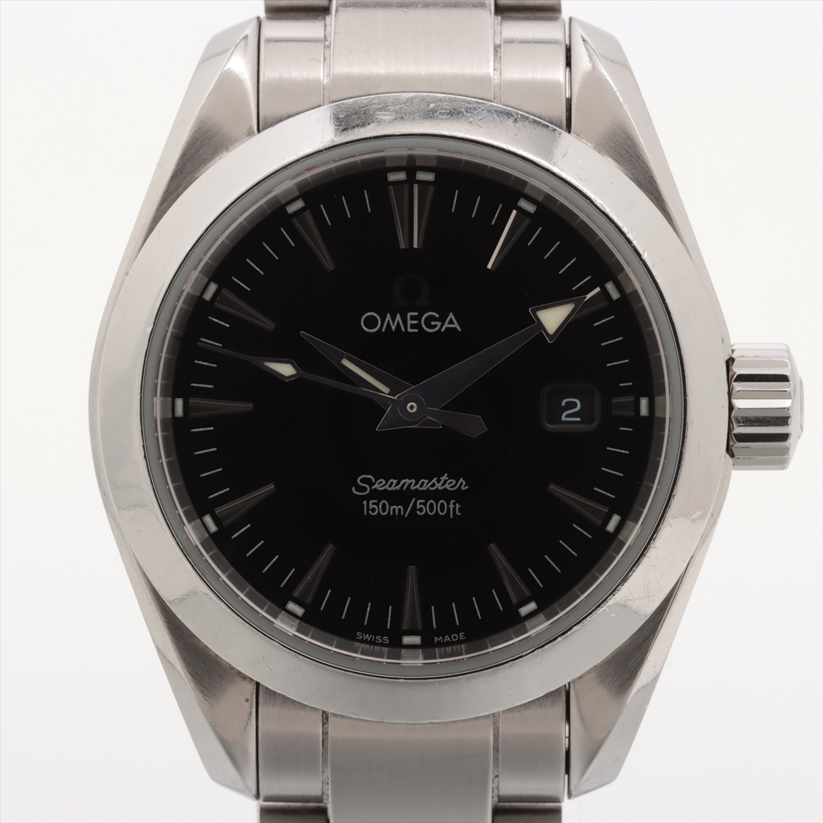 当店一番人気】 中古)OMEGA オメガ シーマスター アクアテラ