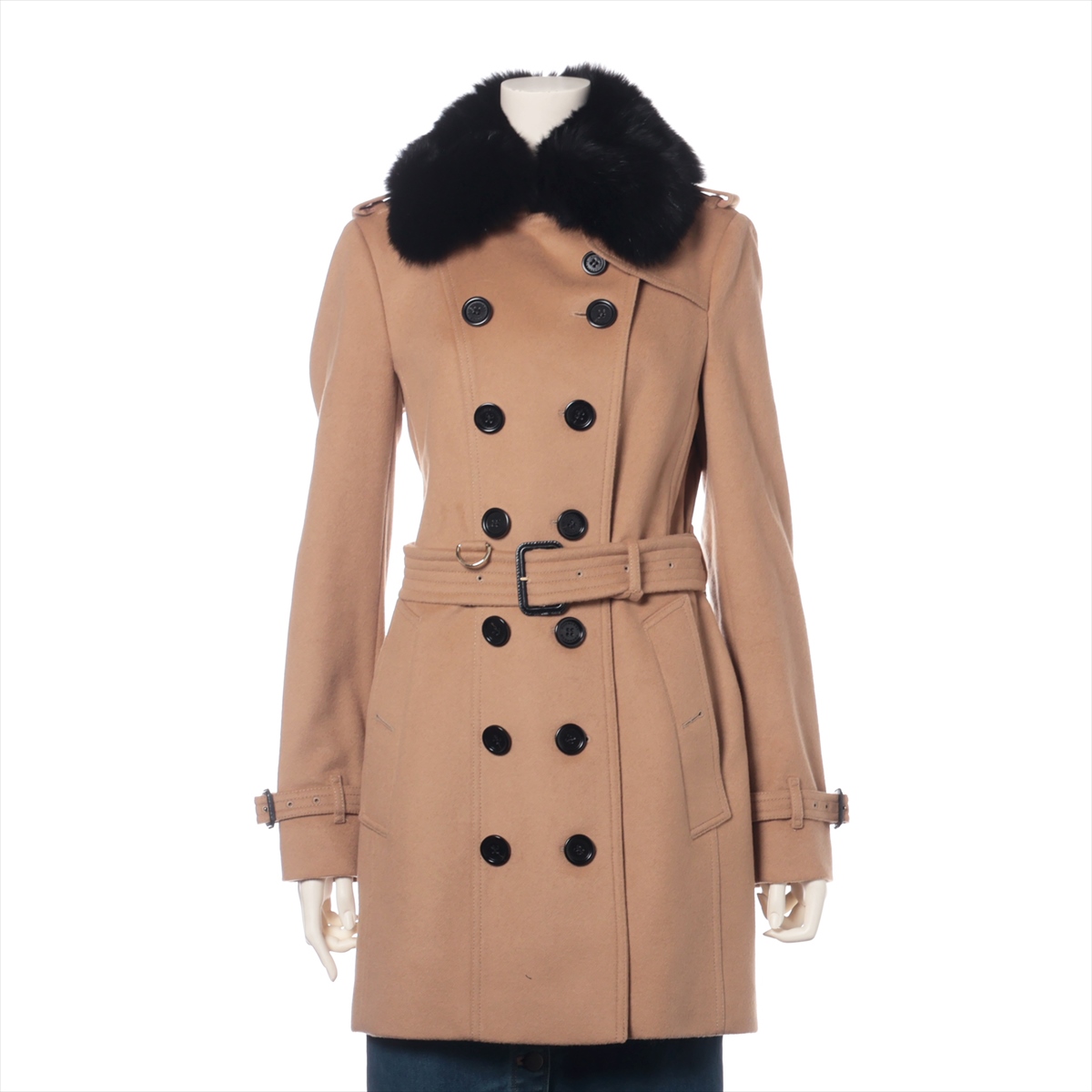 BURBERRY カシミヤ　コート　ベージュ BURBERRY - Vintage バーバリー コート フード付き ウール