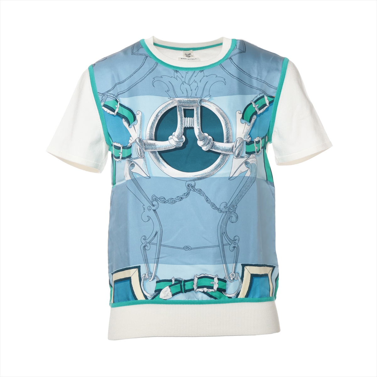 エルメス/カットソー エルメス Tシャツ カットソー 22AW T-shirt droit imprim