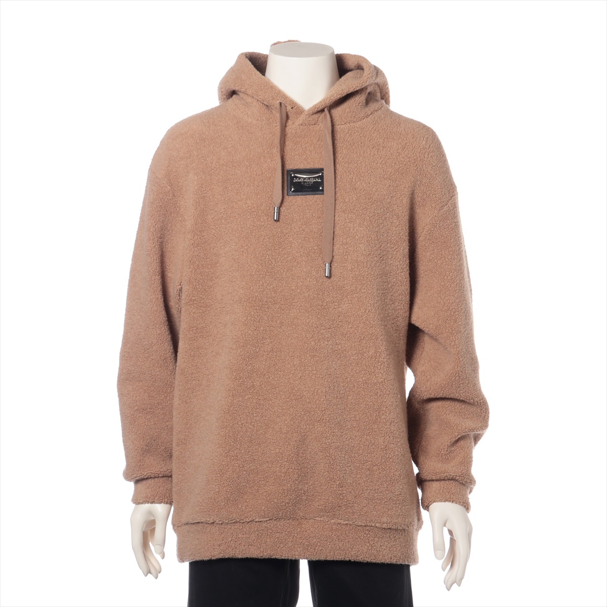 ドルチェ&ガッバーナ ウール×ナイロン パーカー XS メンズ ブラウン  