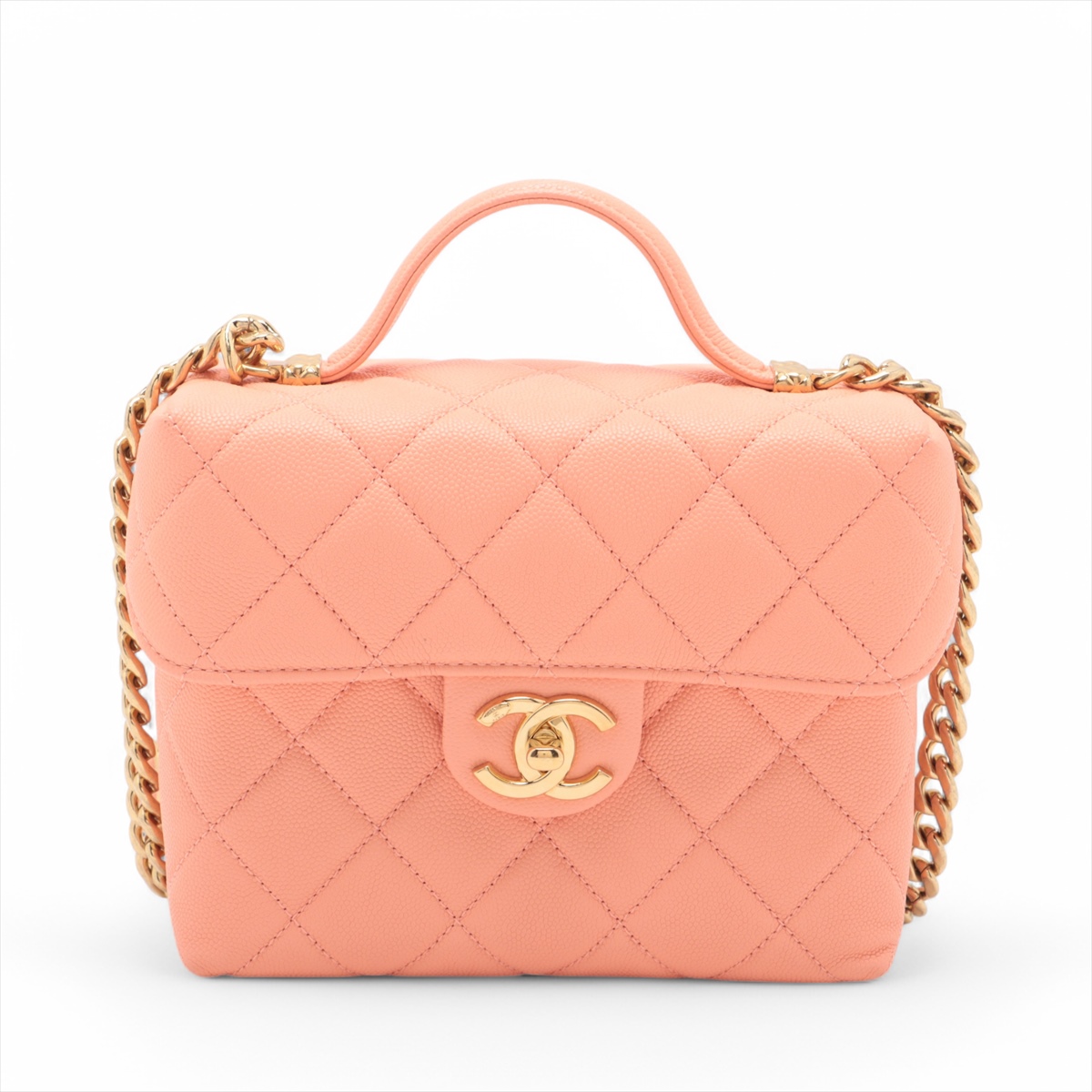 CHANEL キャビアスキンの2wayバックです。 シャネル ココハンドル キャビアスキン 2WAYショルダーバッグ