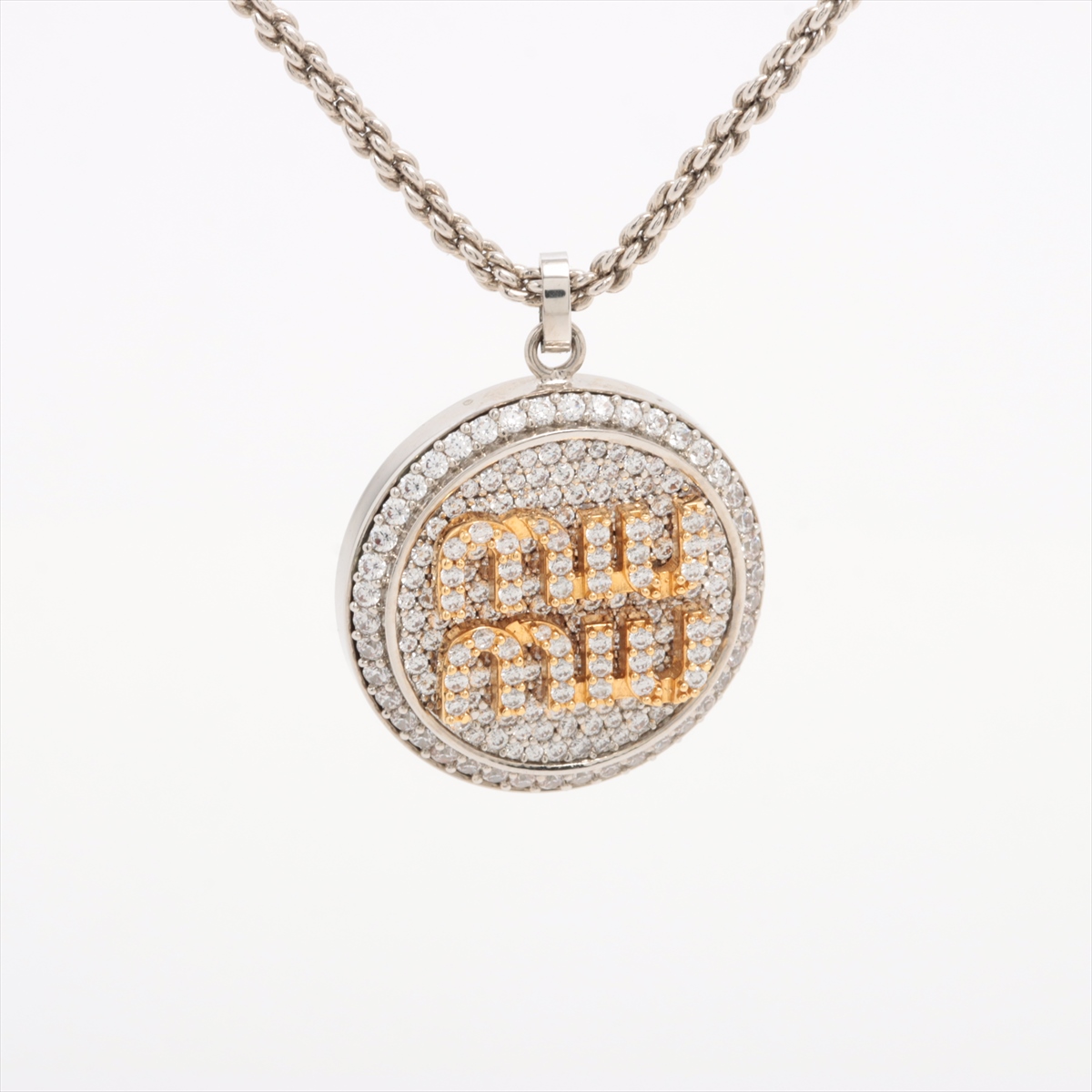 n*☆様 MIUMIU ネックレス miu miu（ミュウミュウ） ネックレス 5IC127 2F89 レディース チャーム