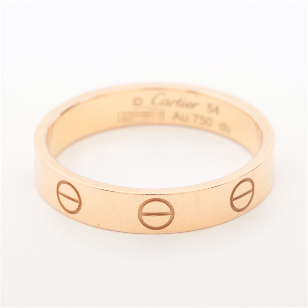Cartier ラブリング 750 Cartier Mini Love Ring 750(PG) 3.5g 54 | eBay