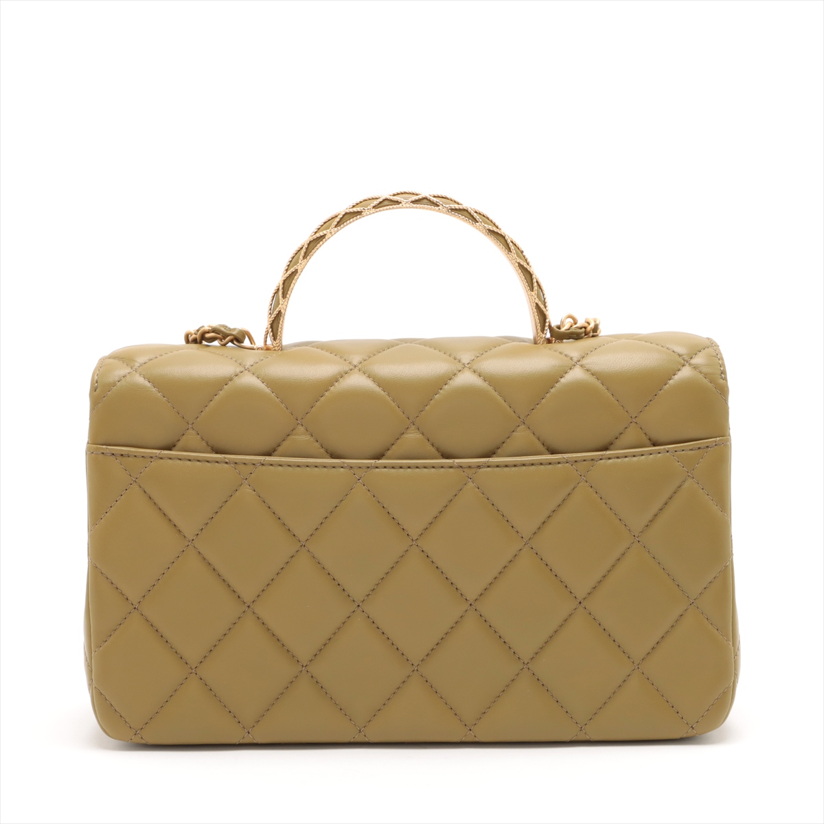 シャネル マトラッセ ラムスキン 2WAYショルダーバッグ トップ