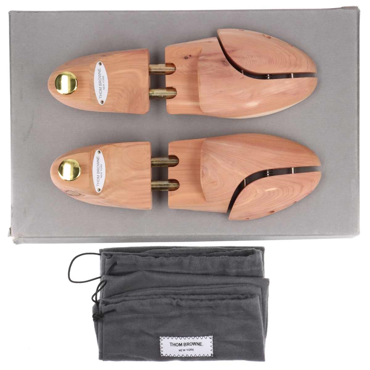 【美品】THOM BROWNE 純正 シューツリー M ブランドロゴプレート付き THOM BROWNE 純正シューツリー