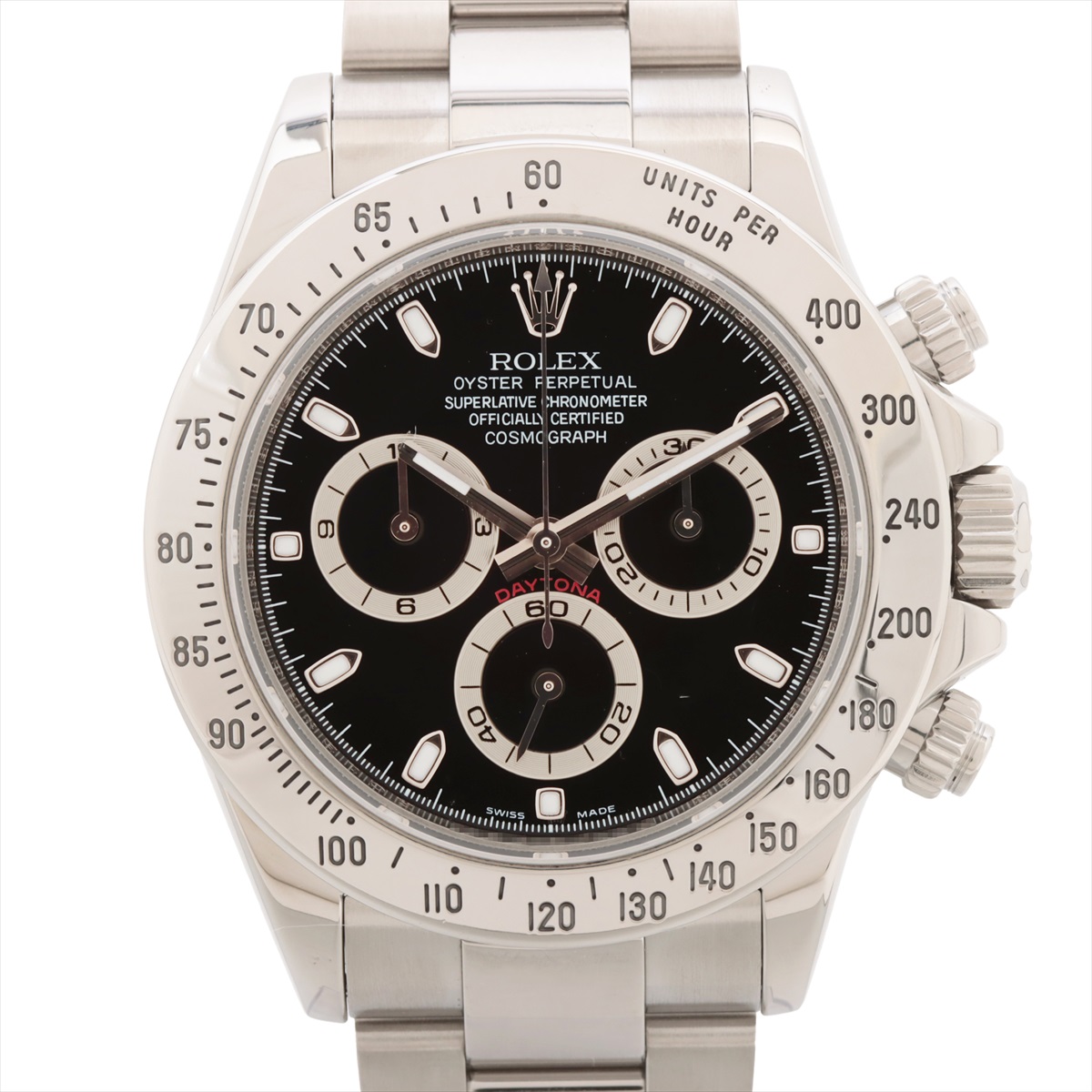 ロレックス コスモグラフデイトナ 116520 SS SS AT 黒文字盤 あまりごま1