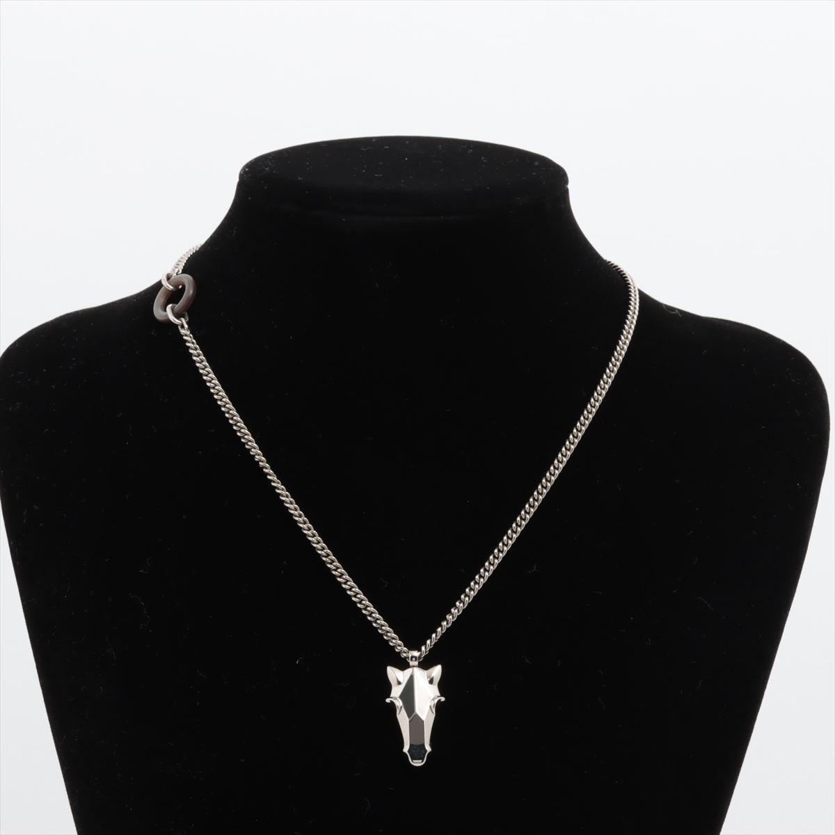 【ディナーにも合う上品な存在感】HERMES デストリエ ネックレス スタイリッシュ☆【HERMES】デストリエ ホース ネックレス