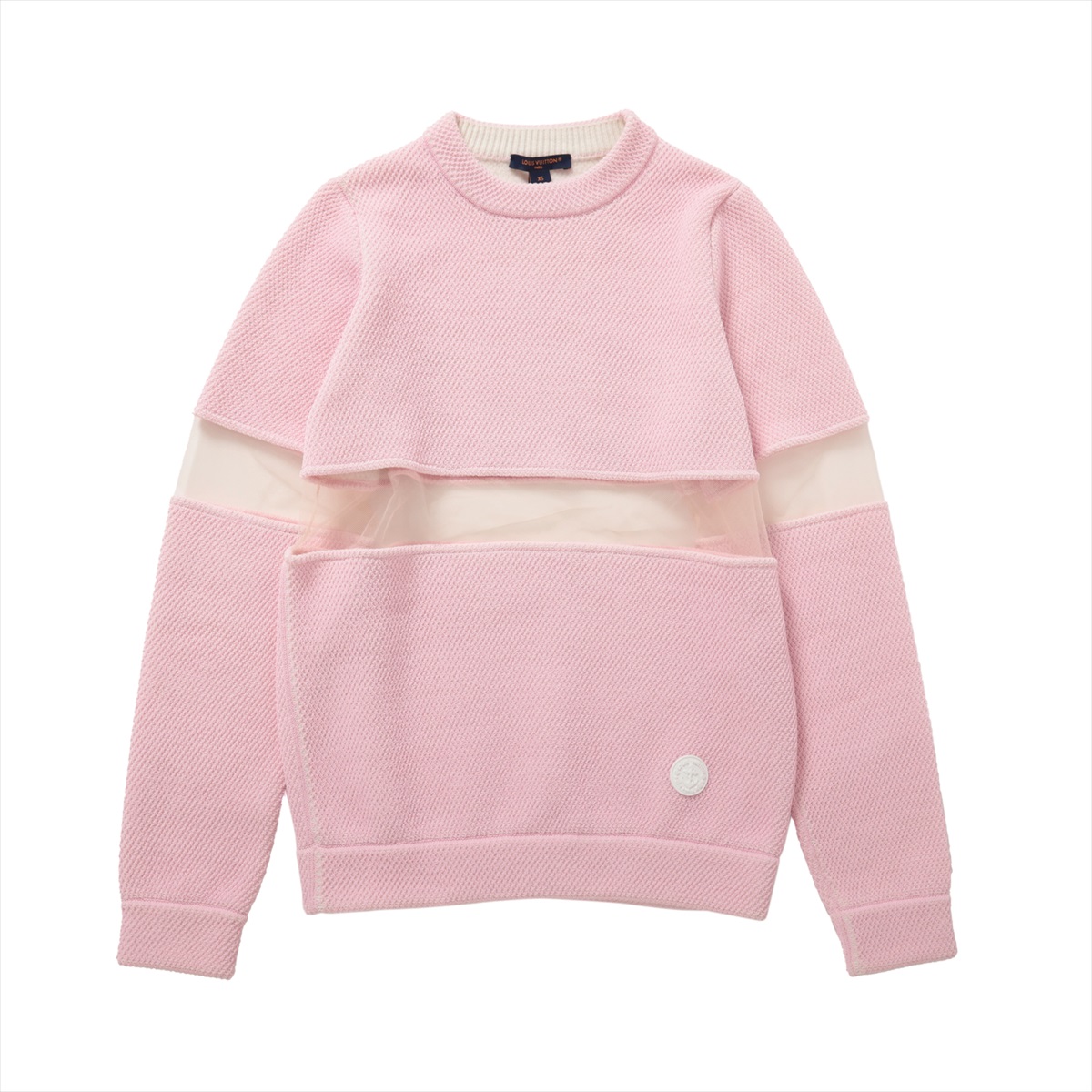 LOUIS VUITTON リブニット切替ワンピース サイズ40*SC728 LI2530EW10018_6_l.jpg