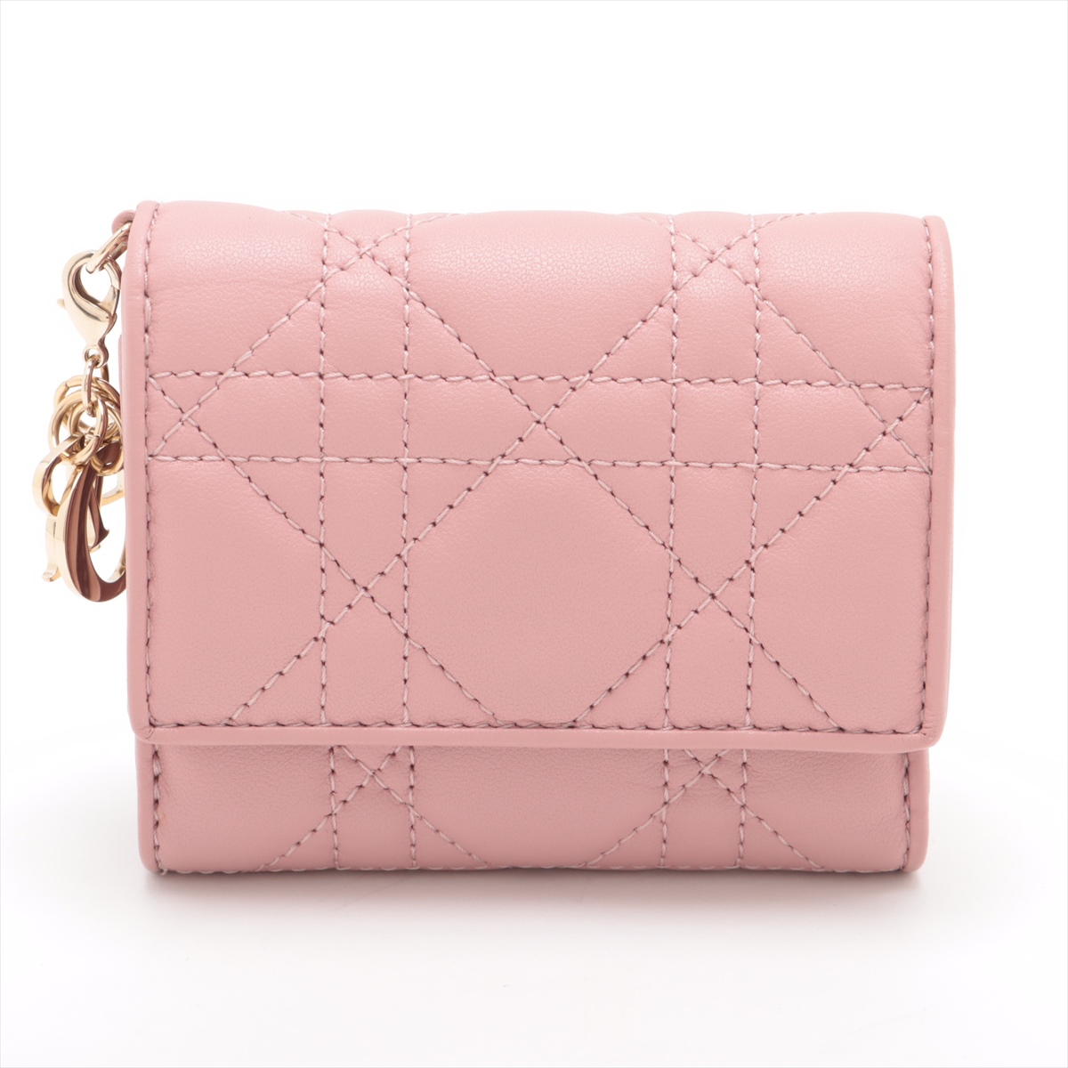 Lady Dior ロータスウォレット ピンク Lady Dior ロータスウォレットピンク