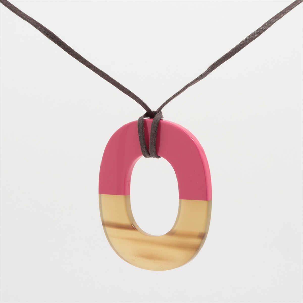 エルメス イスム ネックレス バッファローホーン×ラッカーウッド  