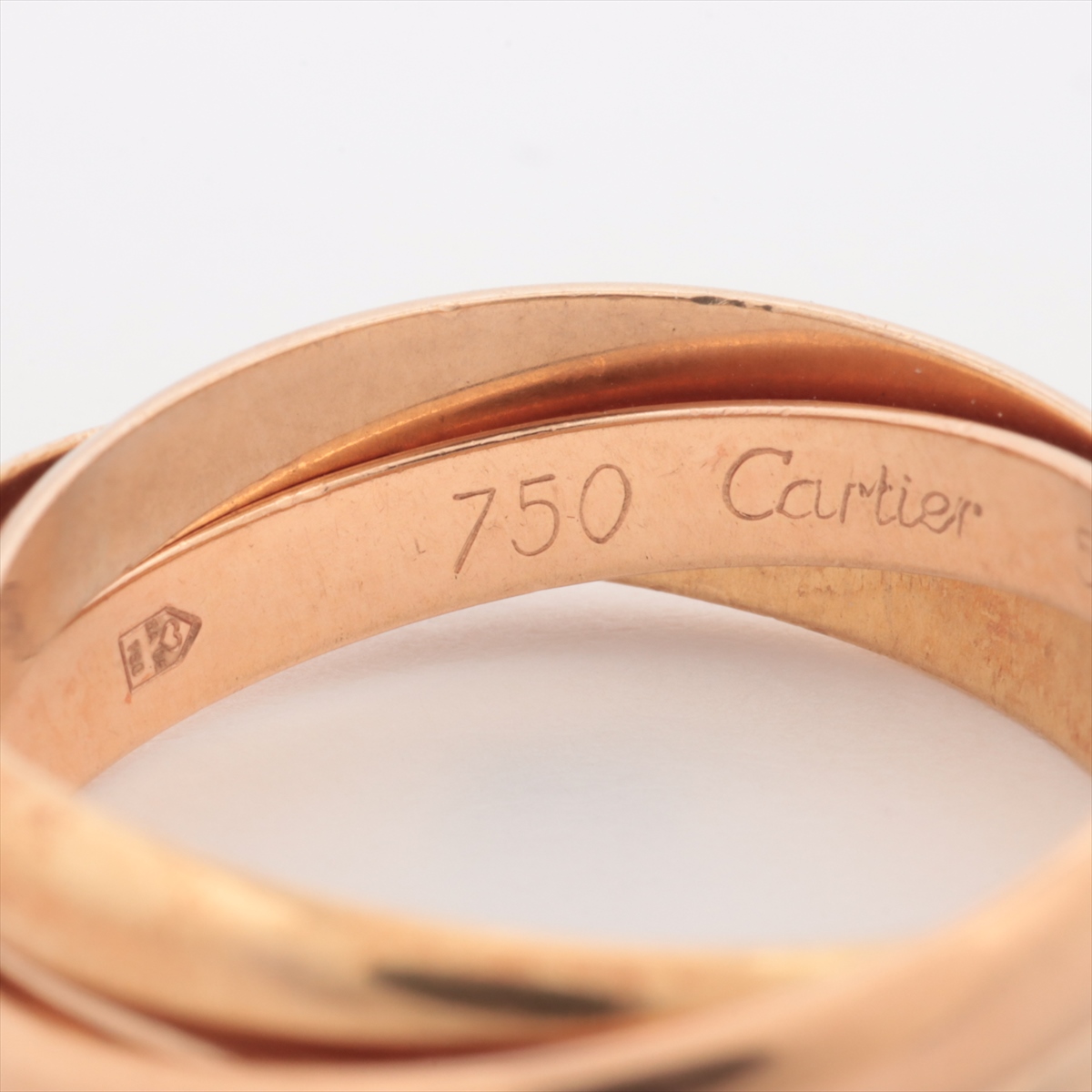 カルティエ トリニティ リング 750(YG×PG×WG) 4.8g 50 A3574921