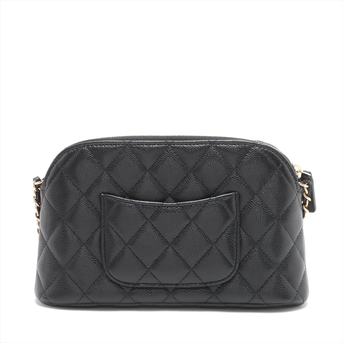 本日限り！セレブ愛用 CHANEL ゴールド金具 キャビア 黒正規品保証2231