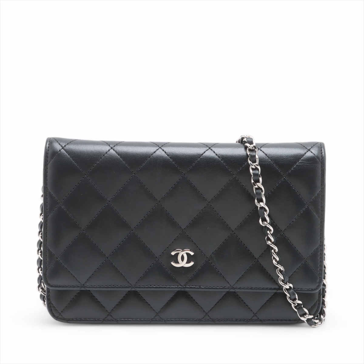 CHANEL マトラッセ　チェーンウォレット ラムスキン　ケース　財布 CHANEL シャネル マトラッセ ラムスキン チェーンウォレット AP0238