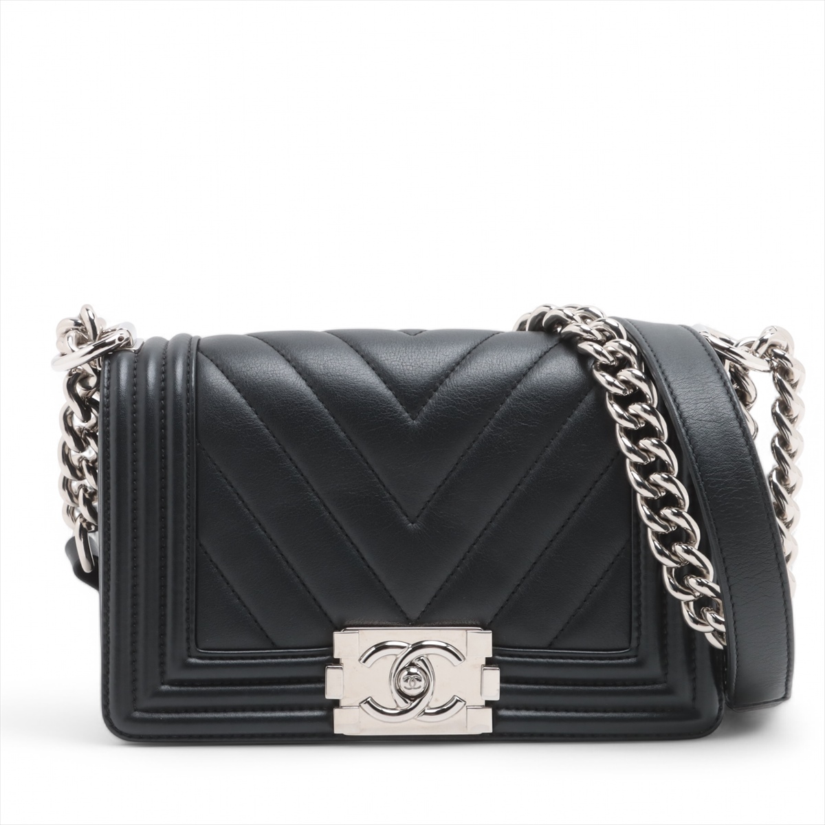 シャネル ボーイシャネル20 スモール ラムスキン チェーンショルダー  
