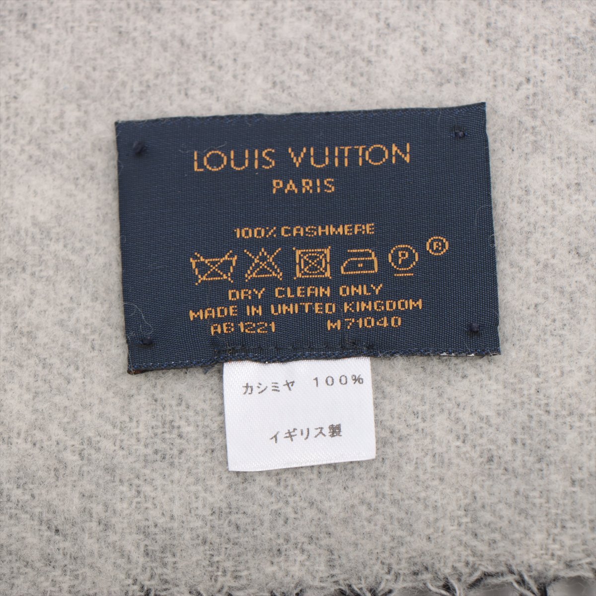 ヴィトン M71040 エシャルプ レイキャビック AB1221 マフラー カシミヤ  