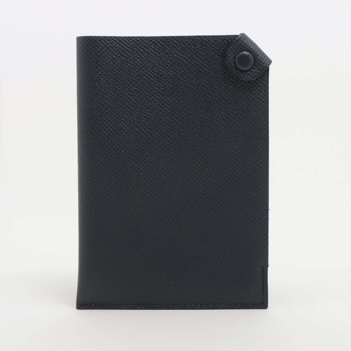 エルメス ターマックPM ヴォーエプソン パスポートケース ネイビー  