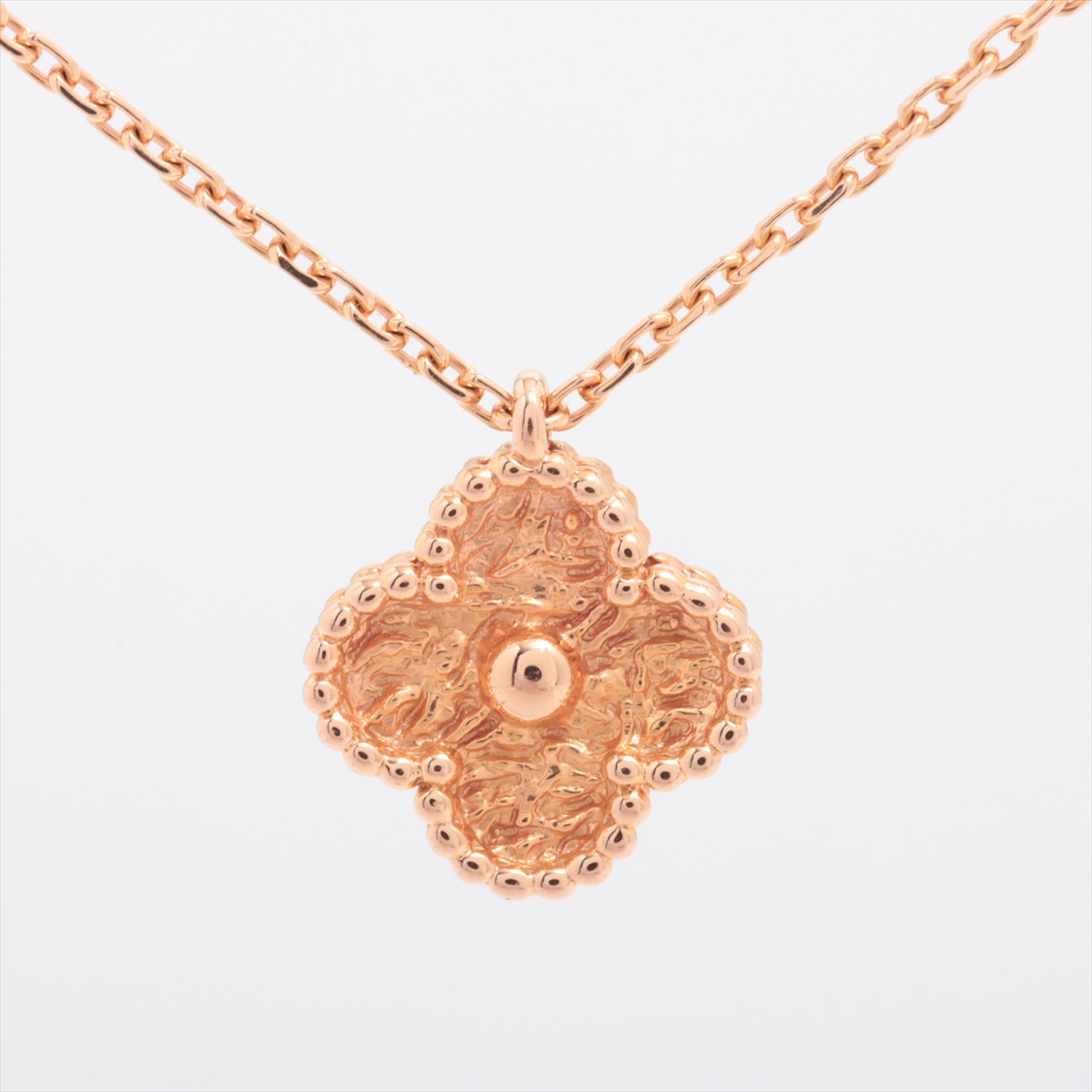 ヴァンクリーフ&アーペル スウィートアルハンブラ ネックレス 750(PG  