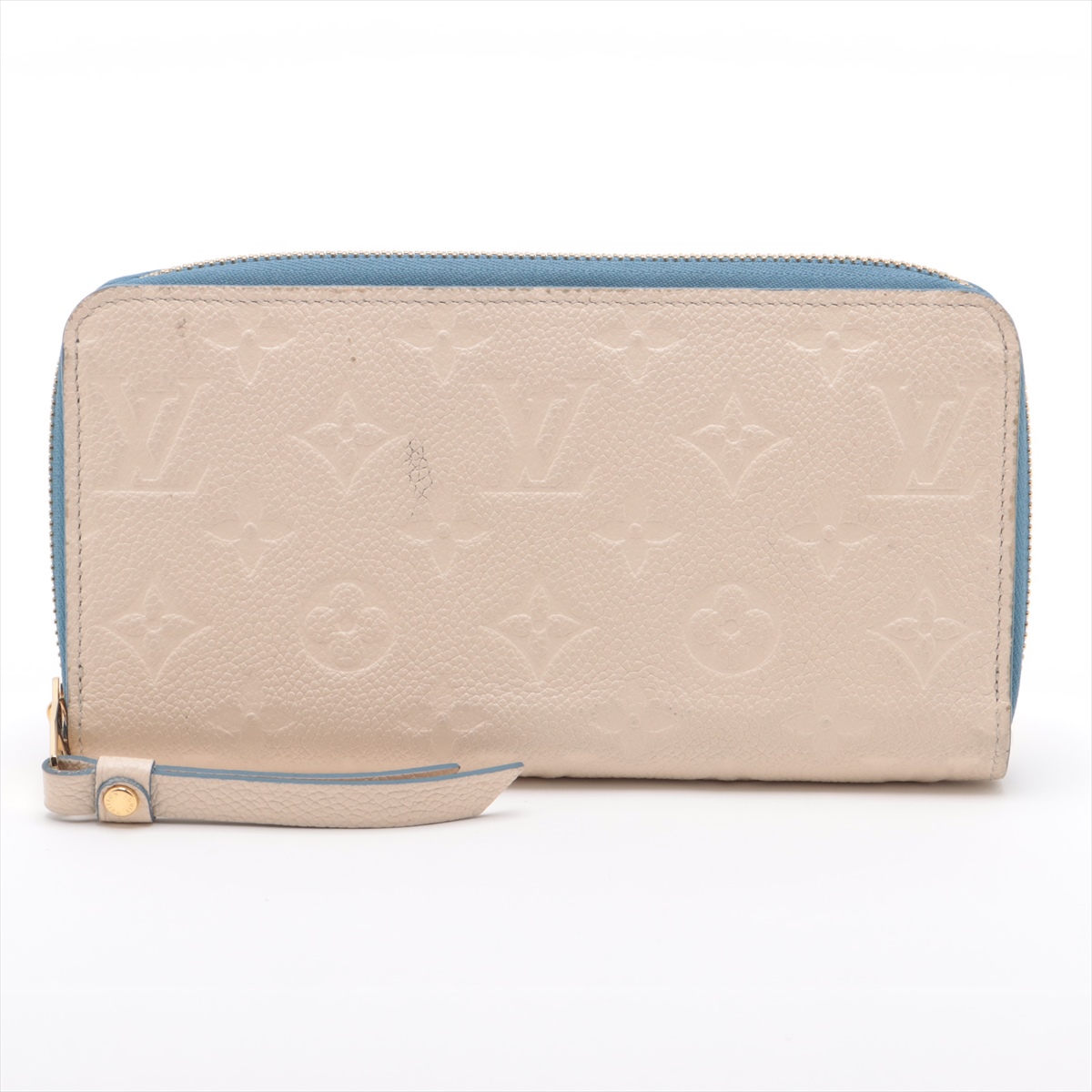 ヴィトン アンプラント ジッピーウォレット M63925 ブルージーン  