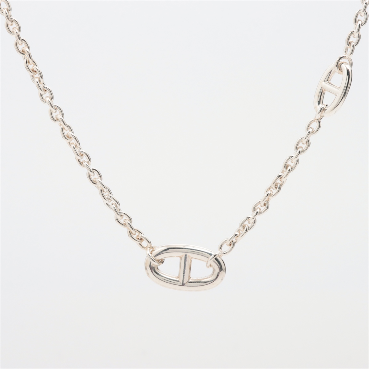 HERMES エルメス シェーヌダンクル ネックレス シルバー 9.1g