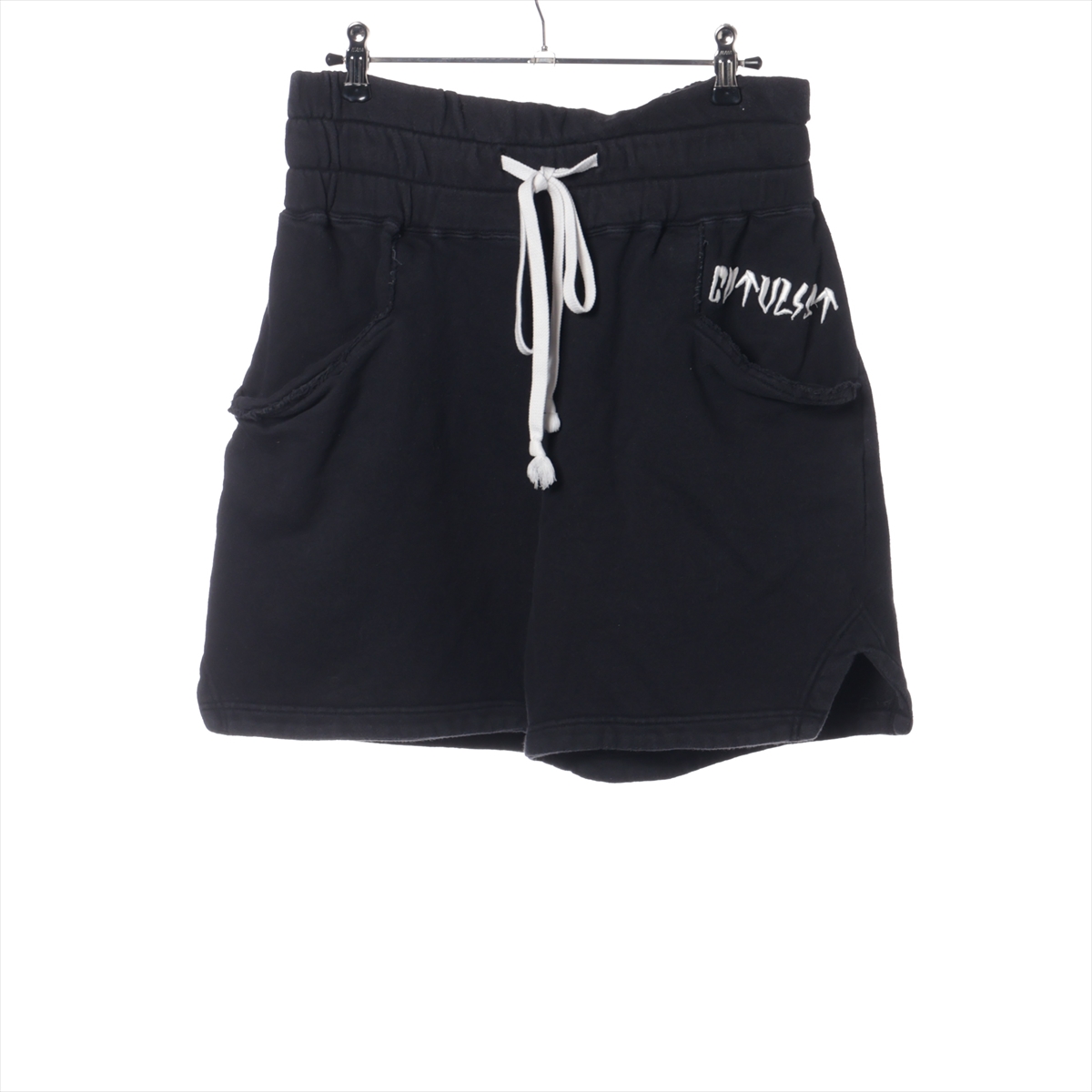 カタリスト コットン ショートパンツ 1 ブラック ダメージ加工 カタリスト コットン ショートパンツ 1 ブラック ダメージ加工
