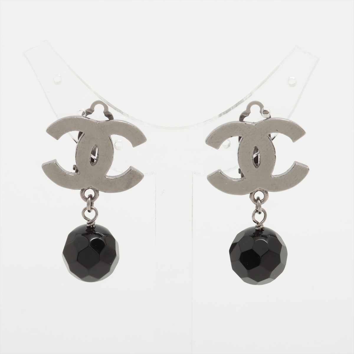 シャネル ココマーク 11V イヤリング(両耳用) GP×カラーストーン  