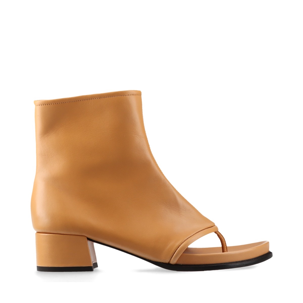 LOEWE(ロエベ) ショートブーツ 38 レディース - ブラウン×黒