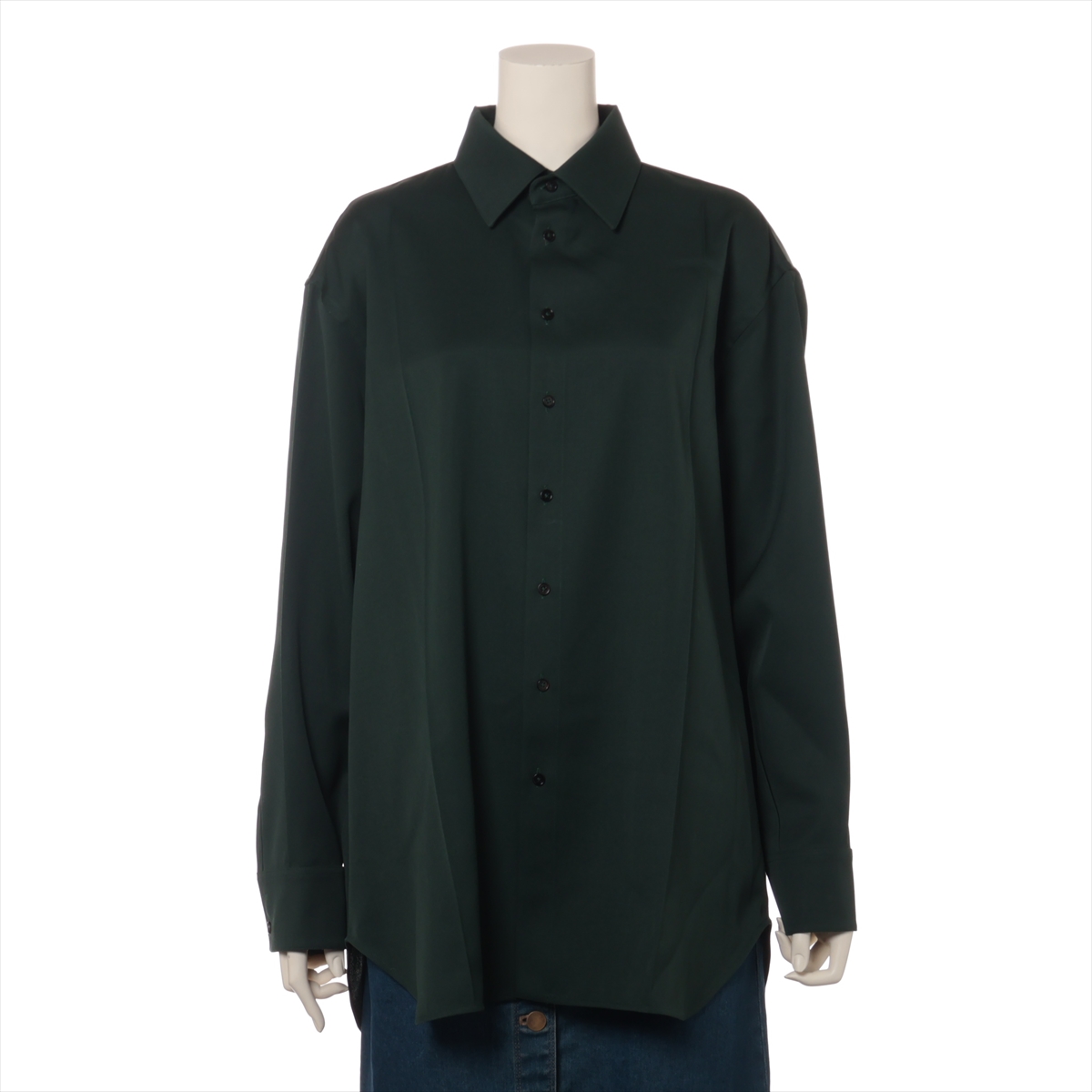 JIL SANDER】ウール長袖シャツ ベージュ 32