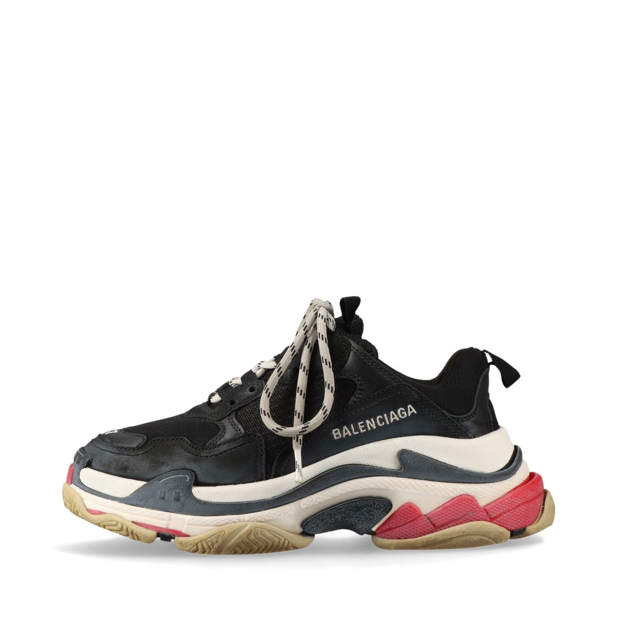 バレンシアガ トリプルS レザー×メッシュ スニーカー 37 レディース  