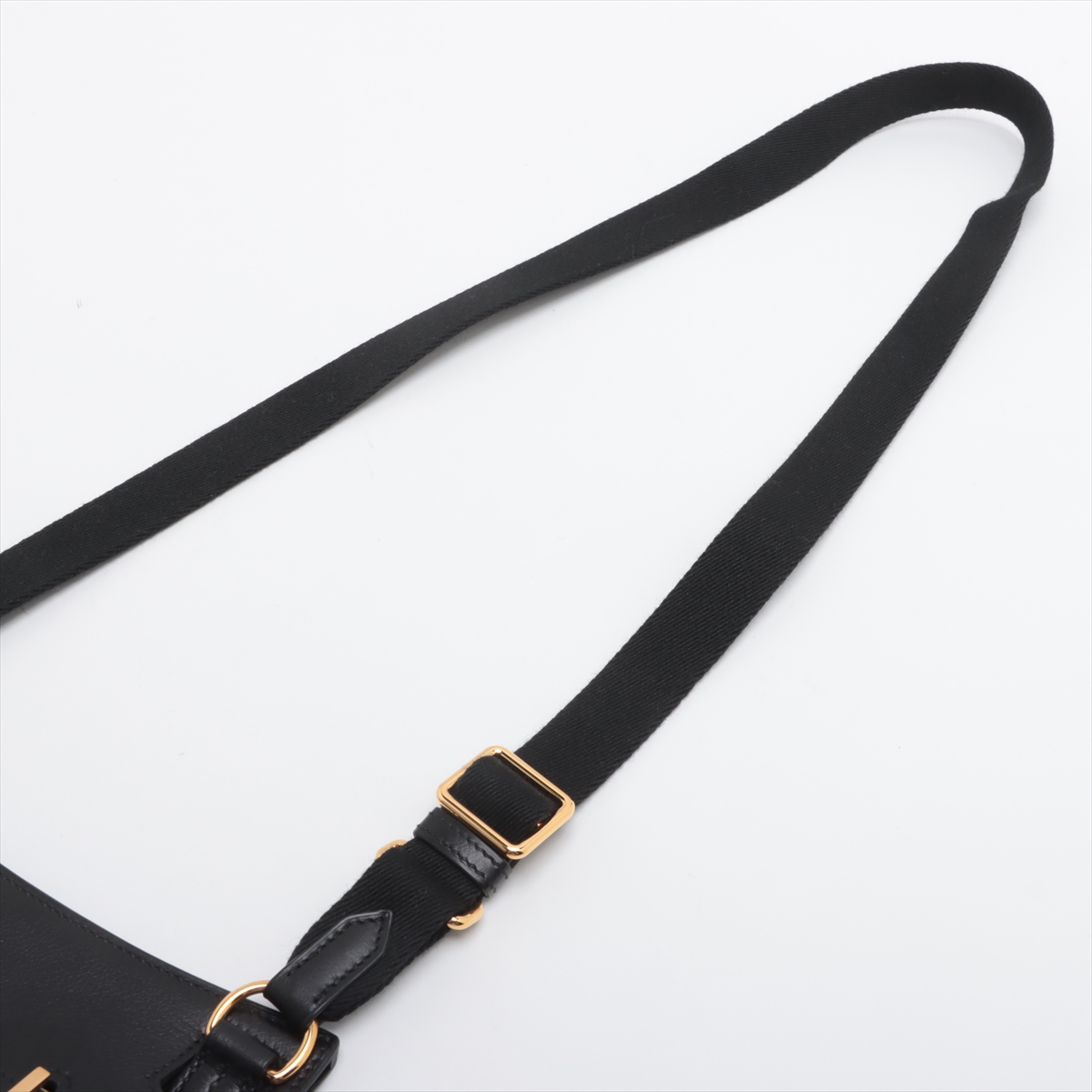 Hermès Gypsiere mini Evercolor Black Gold Metal Fittings B