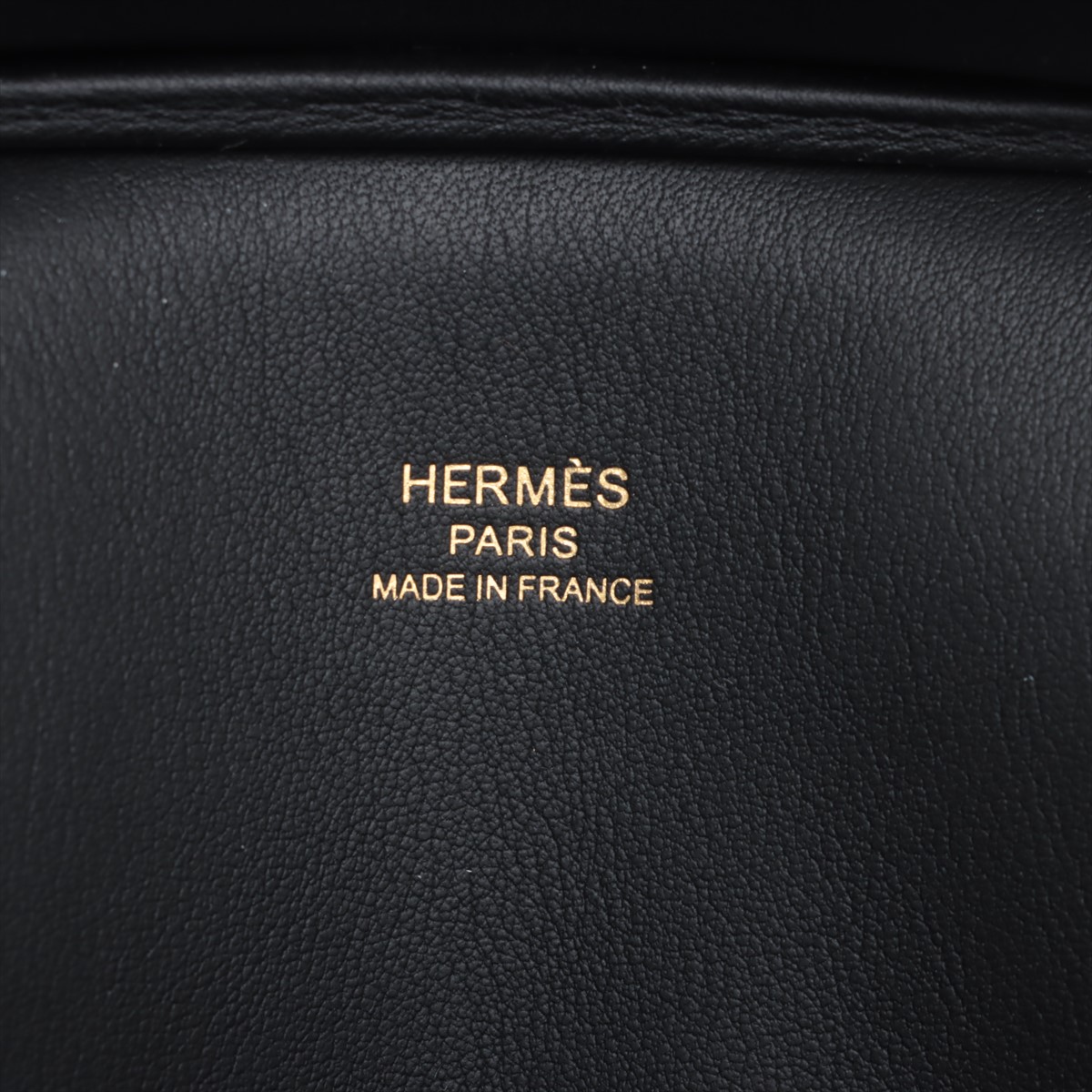 Hermès Gypsiere mini Evercolor Black Gold Metal Fittings B