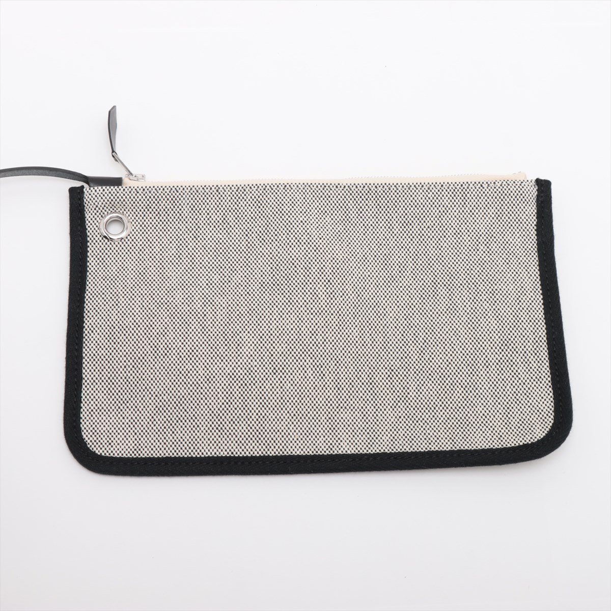 エルメス ワイド バングル Pm AG925 プラスチック ブラック シルバー