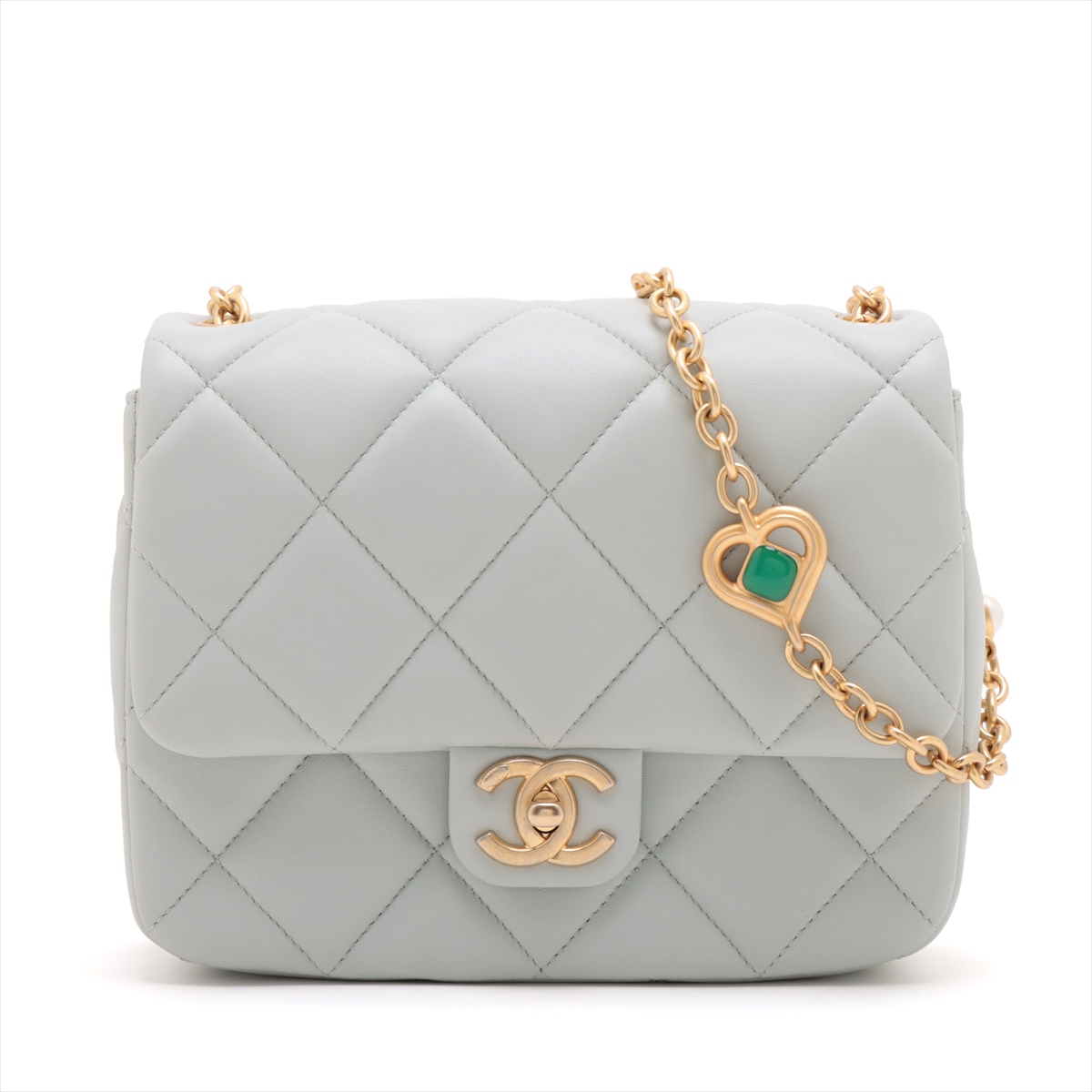 CHANEL ヤギスエードとラインストーン ラバ CHANEL ヤギスエードとラインストーン ラバ