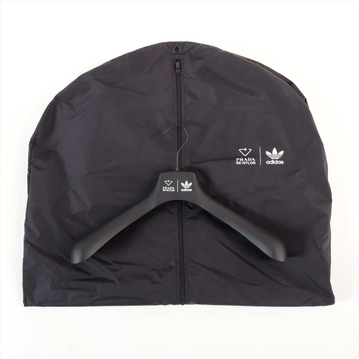 ジャケット・アウター PRADA adidas RE-NYLON HOODED JACKET 44 adidas for Prada Re-Nylon Hooded Track Jacket Black - FW21 - US