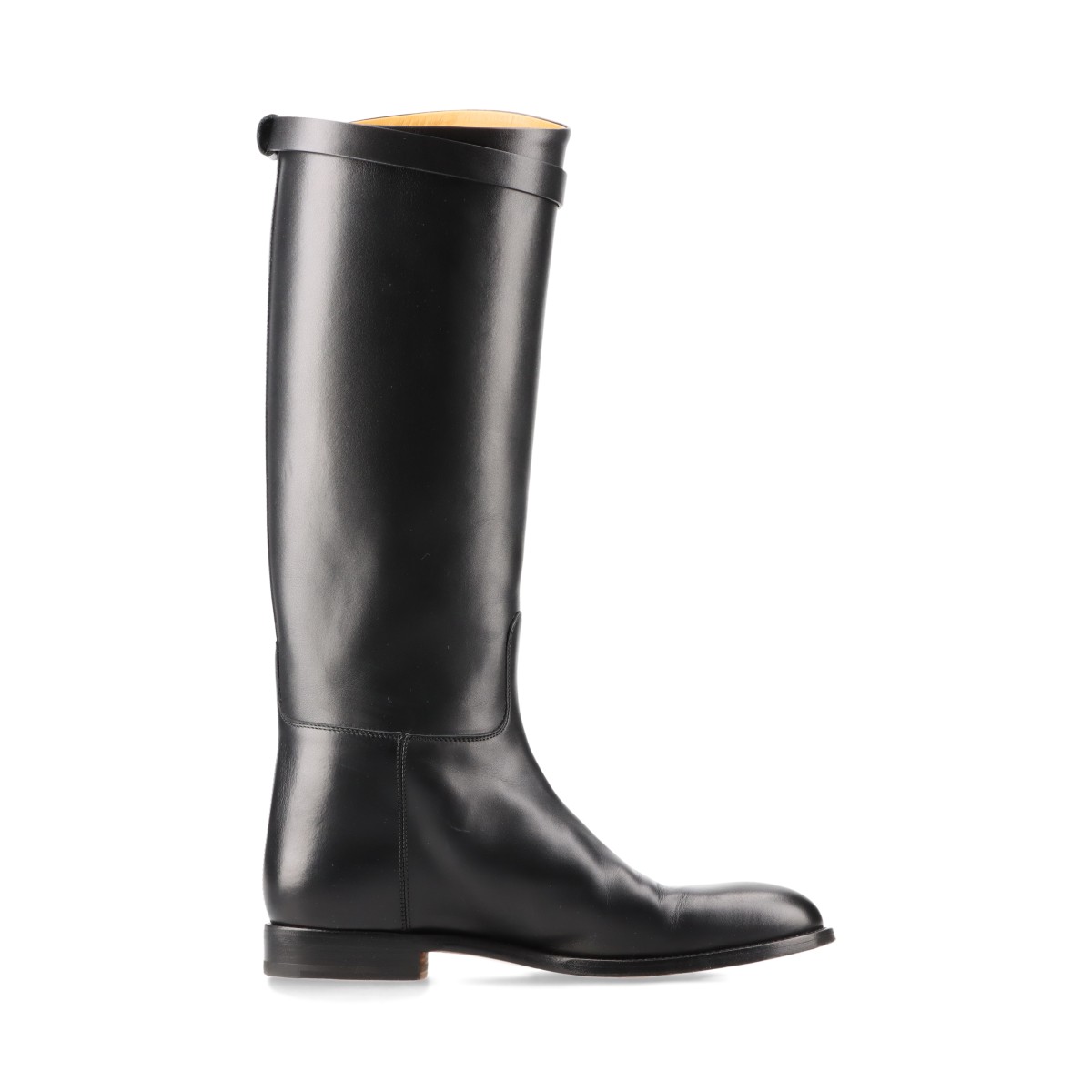 エルメス ジャンピング レザー ロングブーツ EU37 1/2