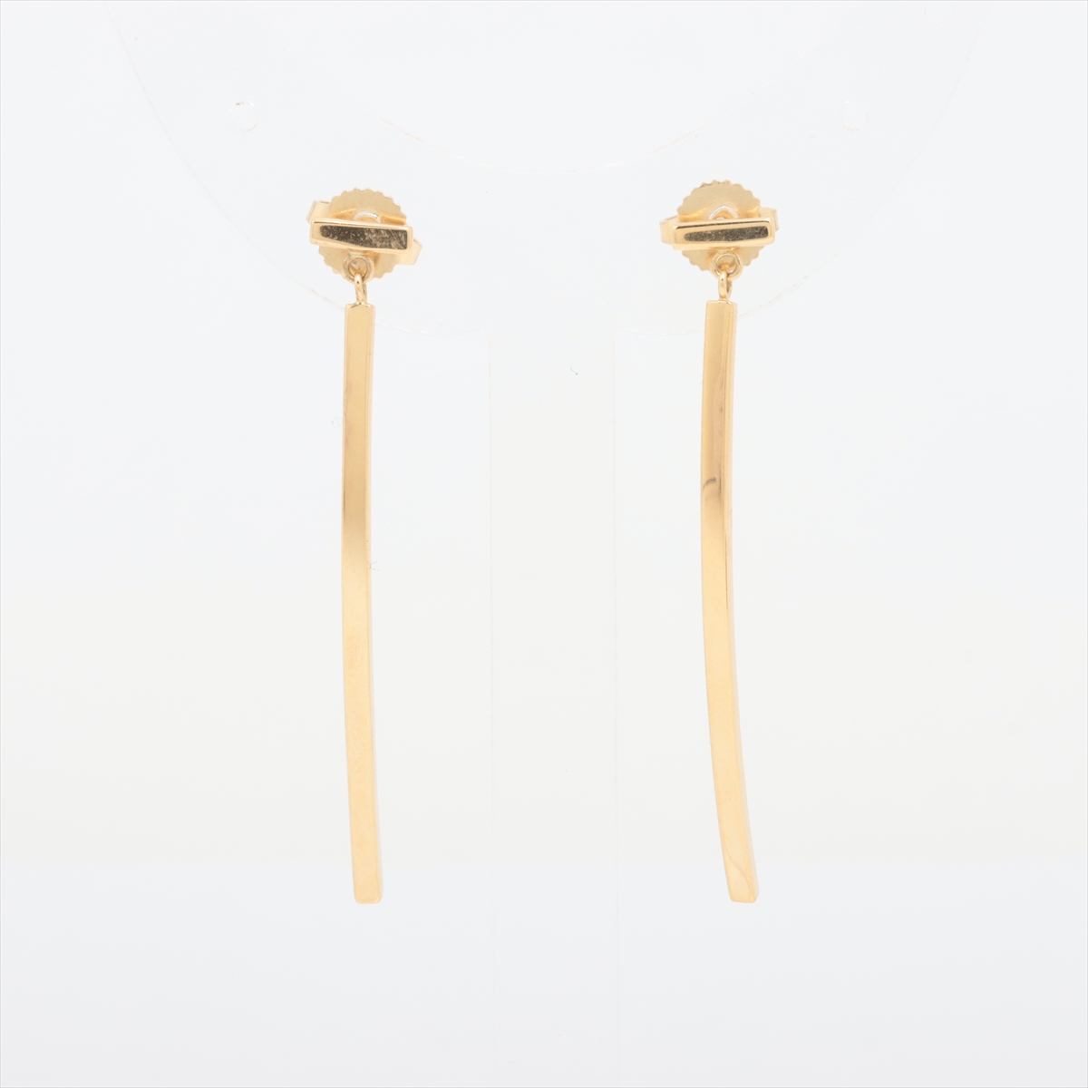 ティファニー Tワイヤーバー ピアス 750(YG) 4.0g A3587597｜中古  