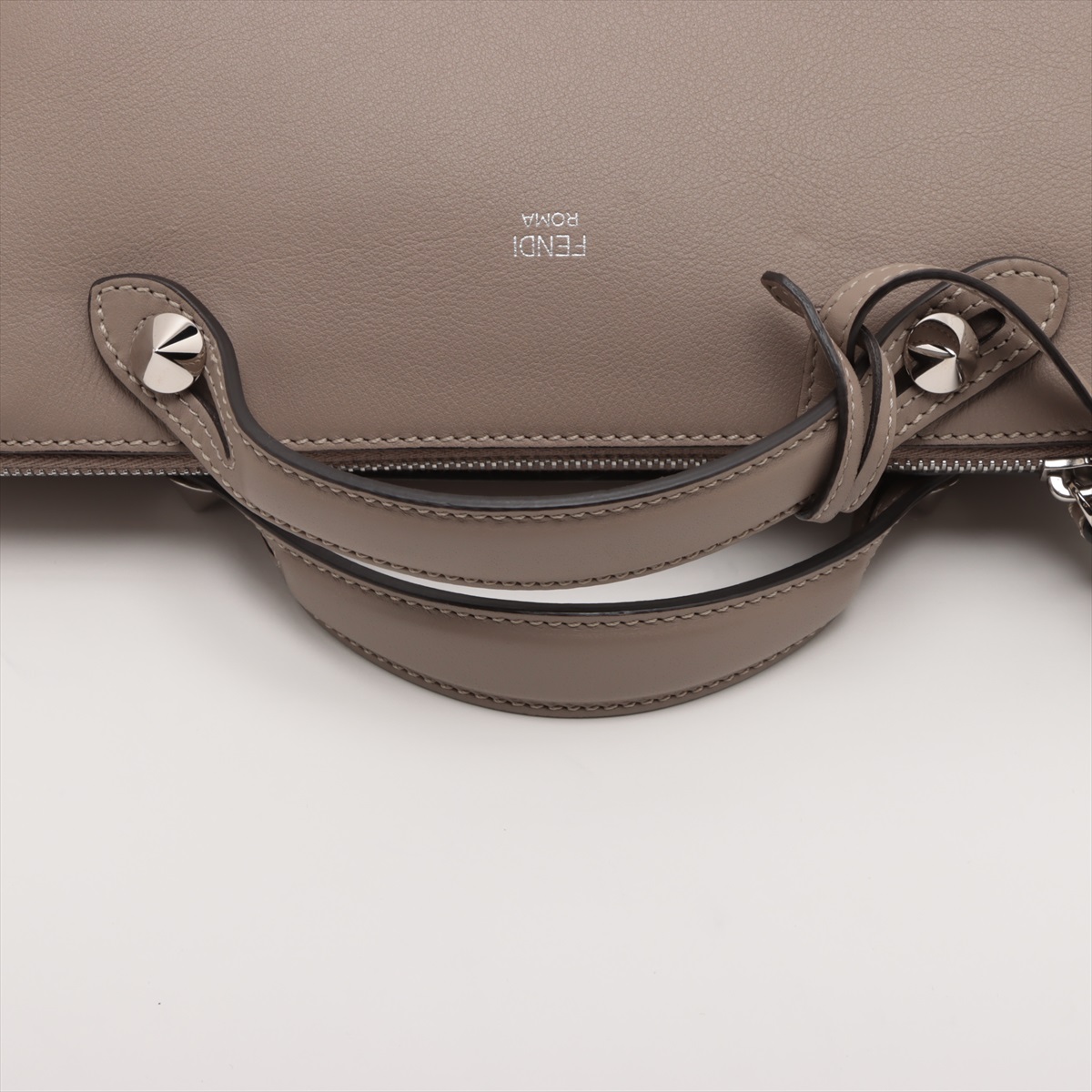 M✨ FENDI バイザウェイ ミディアム バッグ 本革 2way グレー BY THE WAY フェンディ FENDI バイザウェイ ミディアム 2WAY