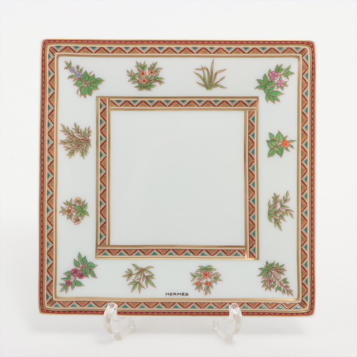 エルメス　シュバルドリアン　お皿　スクエア エルメス シュバルドリアン お皿 スクエア エルメススクエア