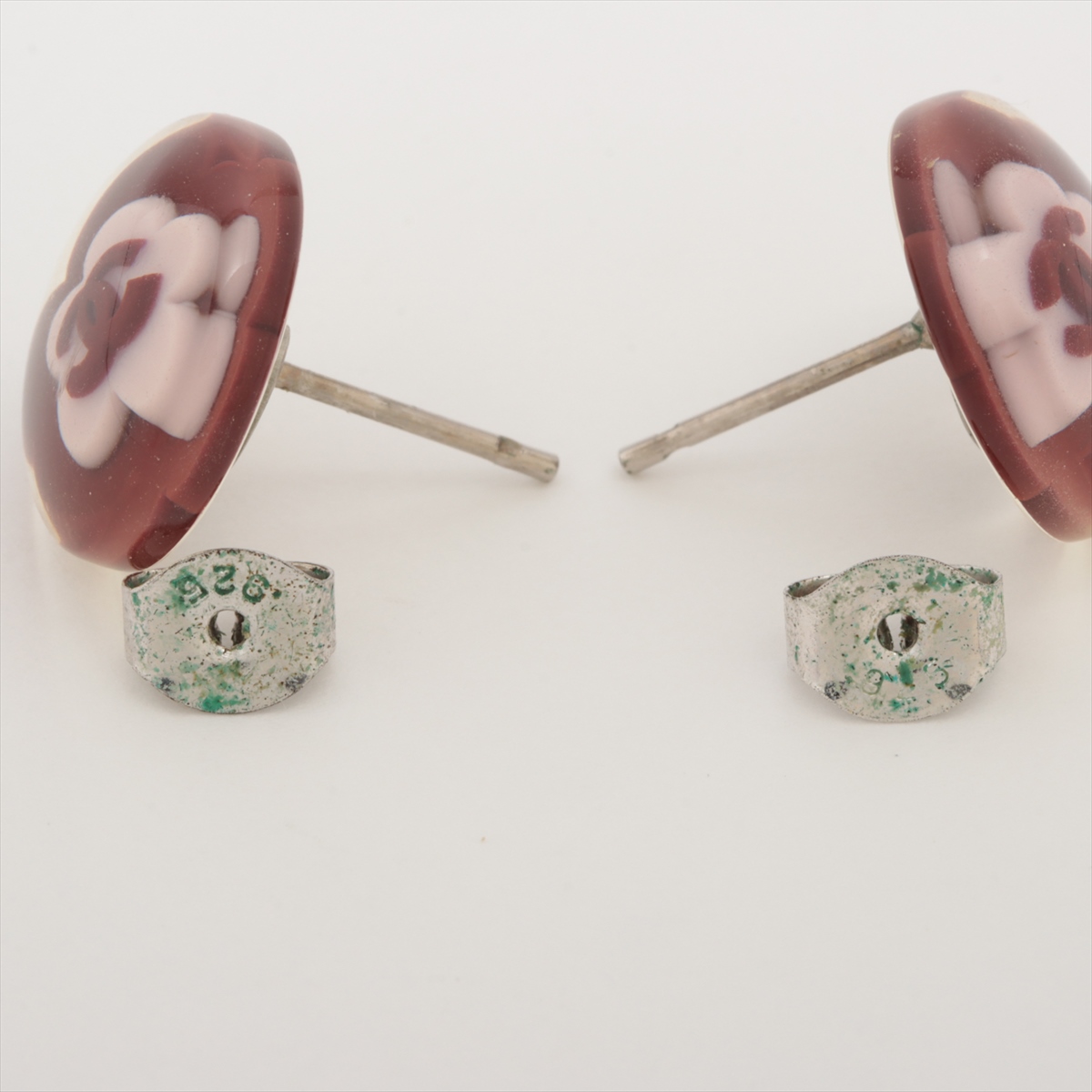 シャネル ココマーク 04S ピアス(両耳用) GP×レジン ボルドー A3591169  