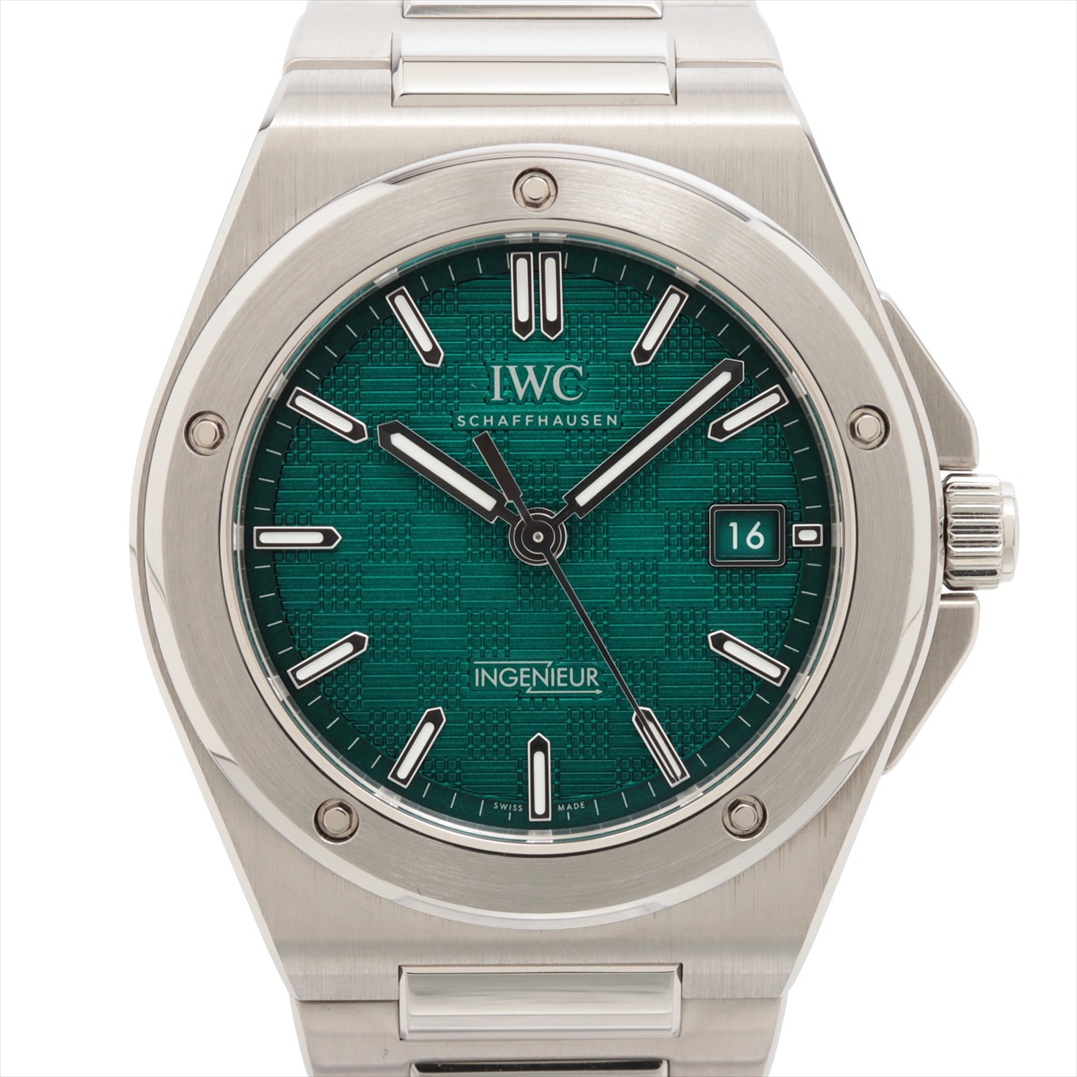 IWC インヂュニア オートマティック40 IW328903 SS AT グリーン文字盤 あまりごま2