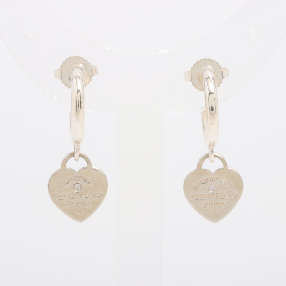 ティファニー TIFFANY 1PD リターントゥ ハートタグ フープピアス