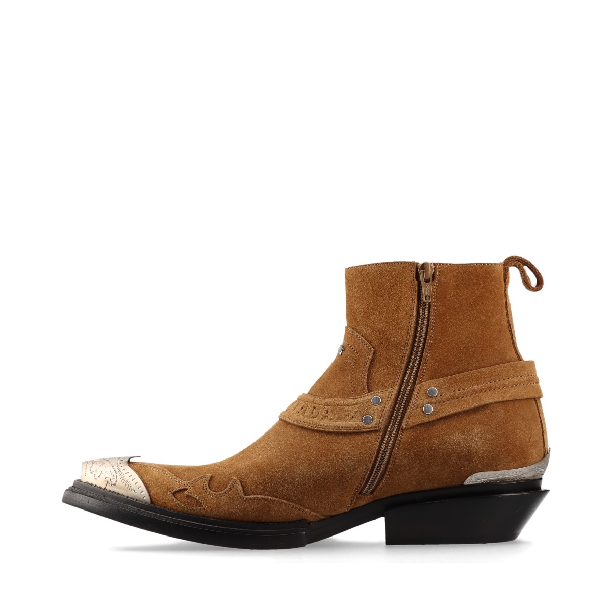 36ハーフBALENCIAGA バレンシアガ スエードショートブーツ