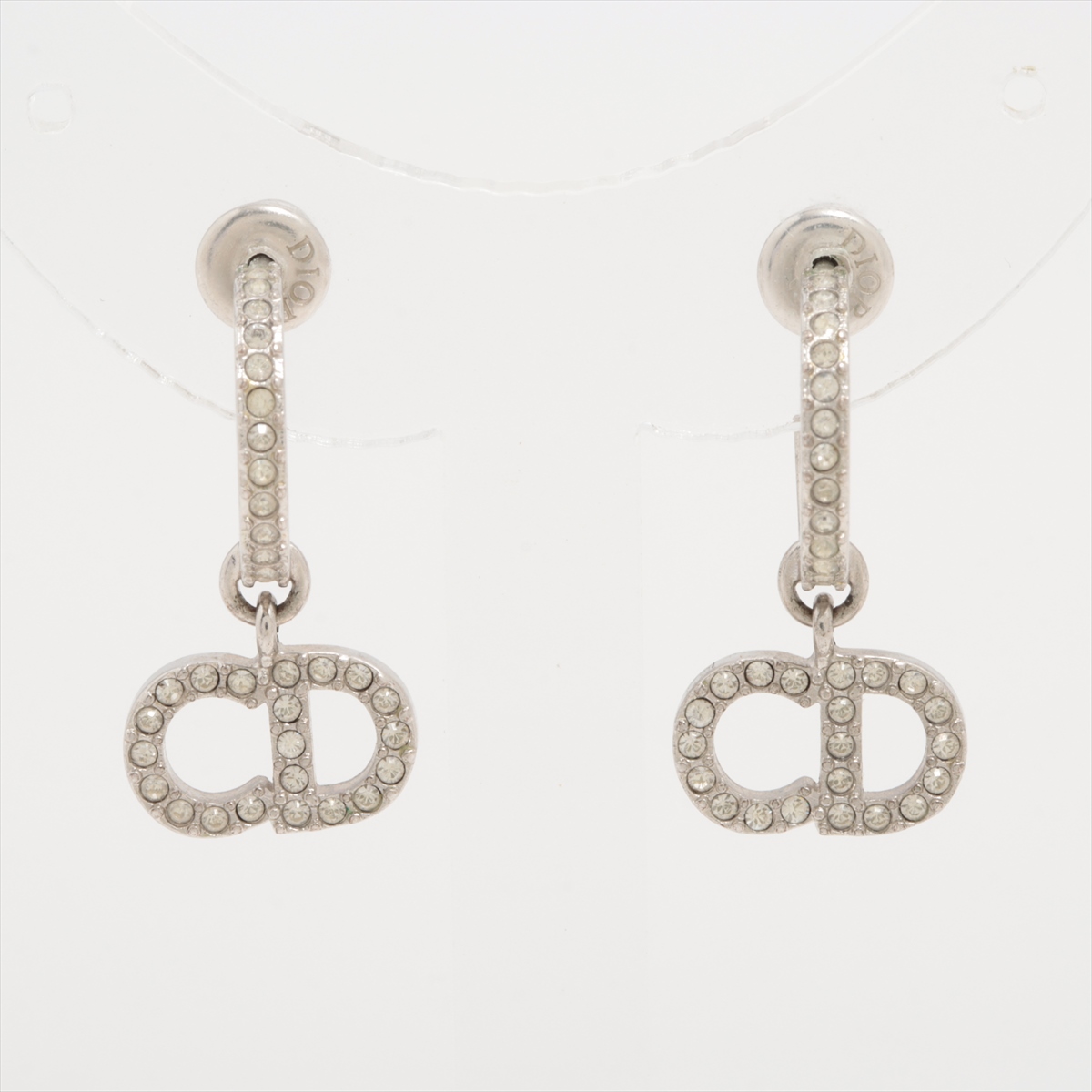 【両耳】Dior Clair D Lune ピアス　シルバー 両耳】Dior Clair D Lune ピアス シルバー（VINTAGE DIOR