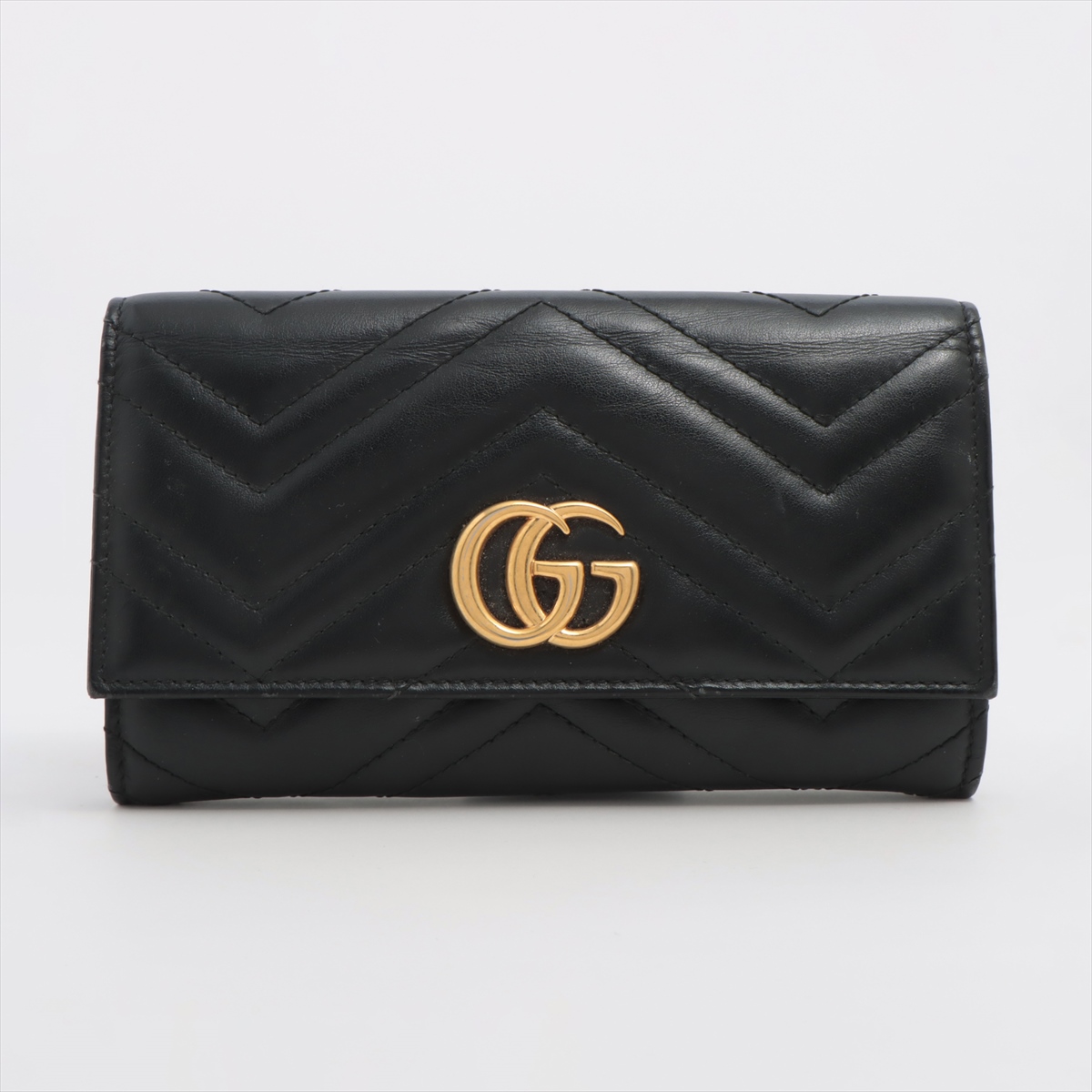 グッチ GGマーモント 443436 レザー 財布 ブラック A3598944｜中古  