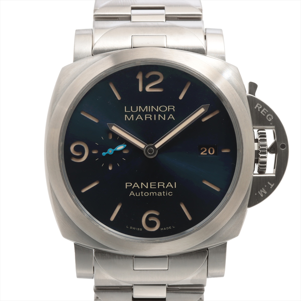 パネライ ルミノールマリーナ 44mm PAM01058 SS AT 青文字盤 あまりごま2
