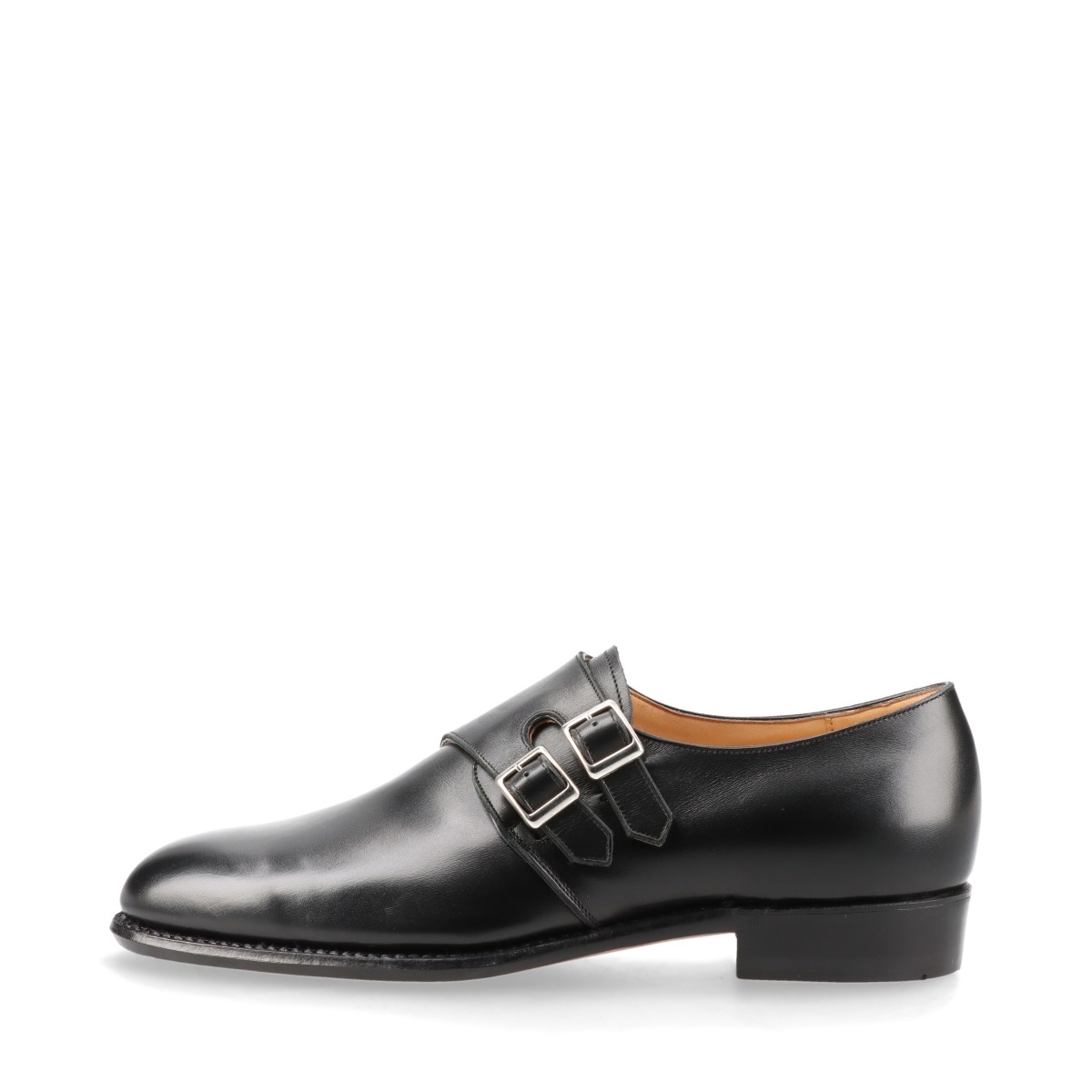 MAGNANNI ブラウン ダブルモンクストラップシューズ 箱シュー