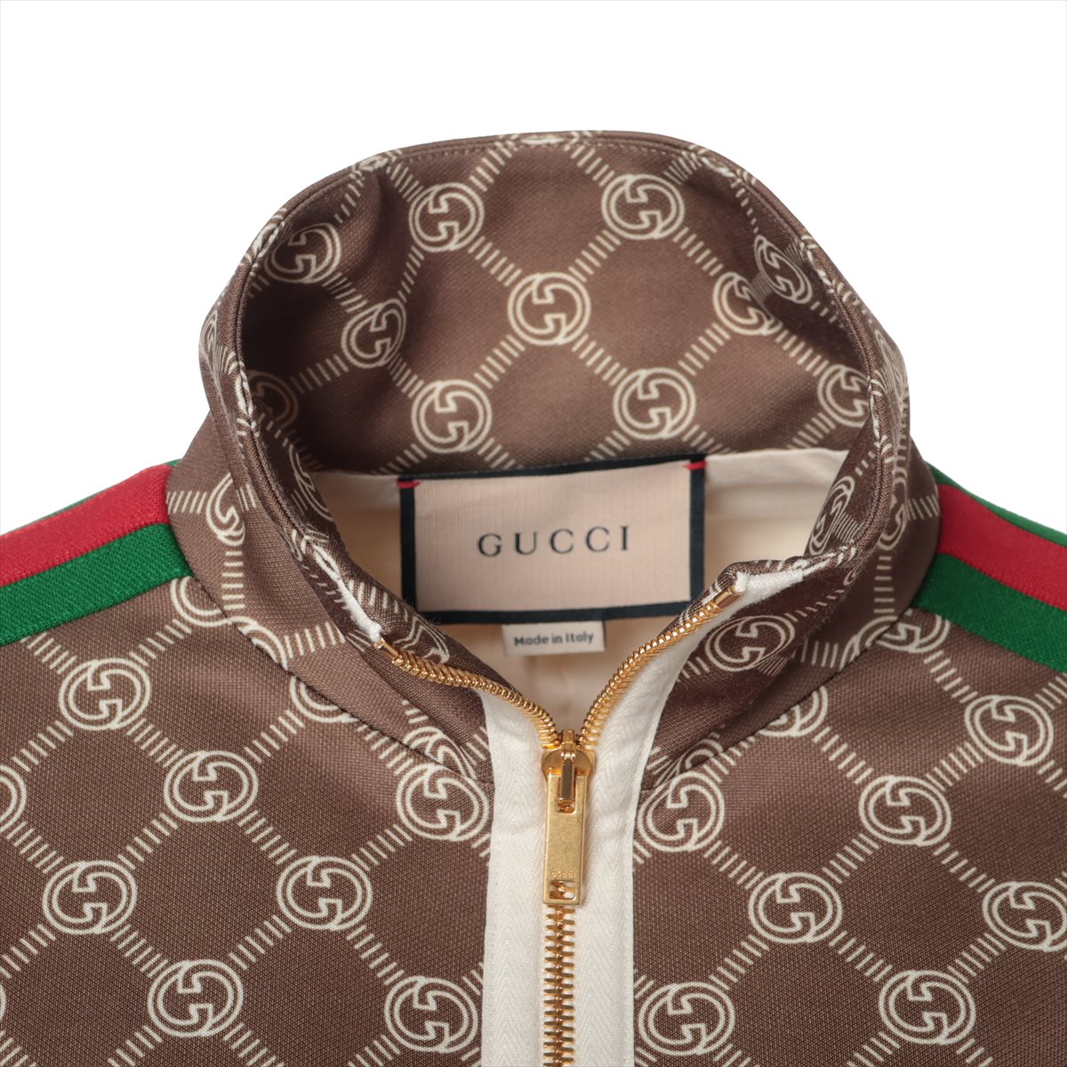 GUCCI GGパターン ベルト ブラウン/ベージュ
